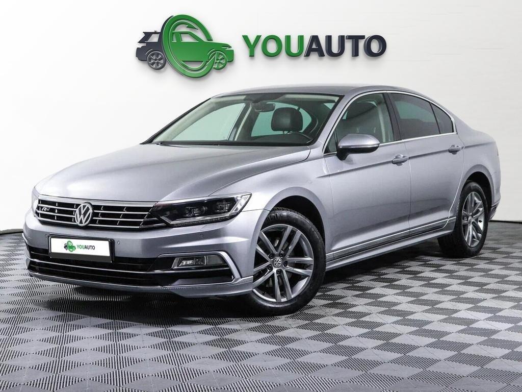 Volkswagen Passat 2018, серебряный