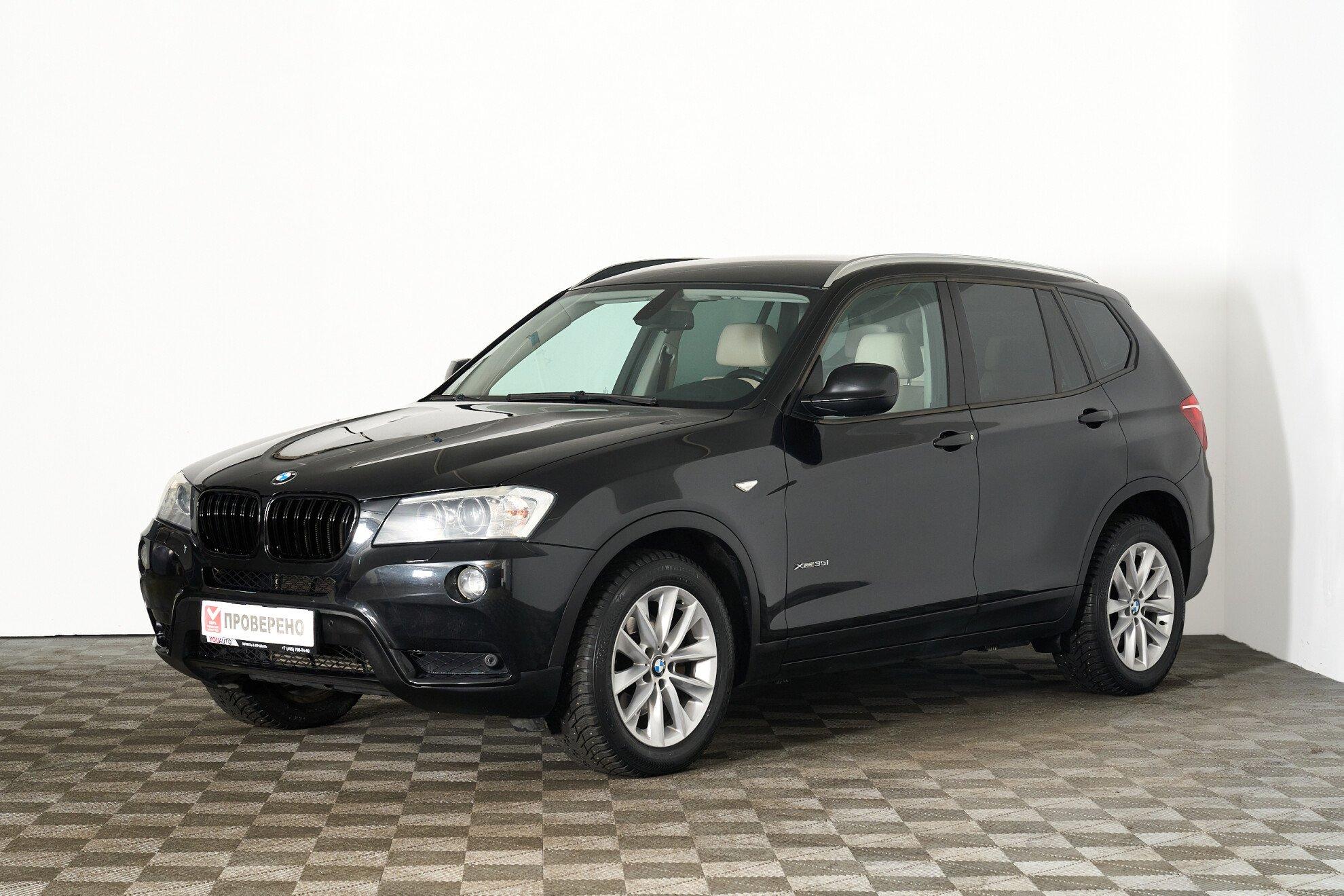 BMW X3 2011, черный