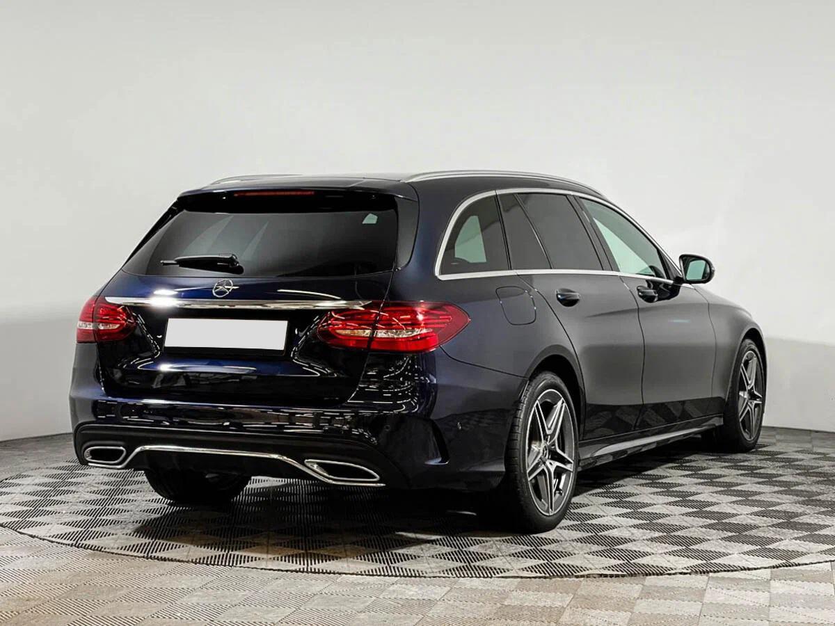 Mercedes-Benz C-Класс 2018, синий
