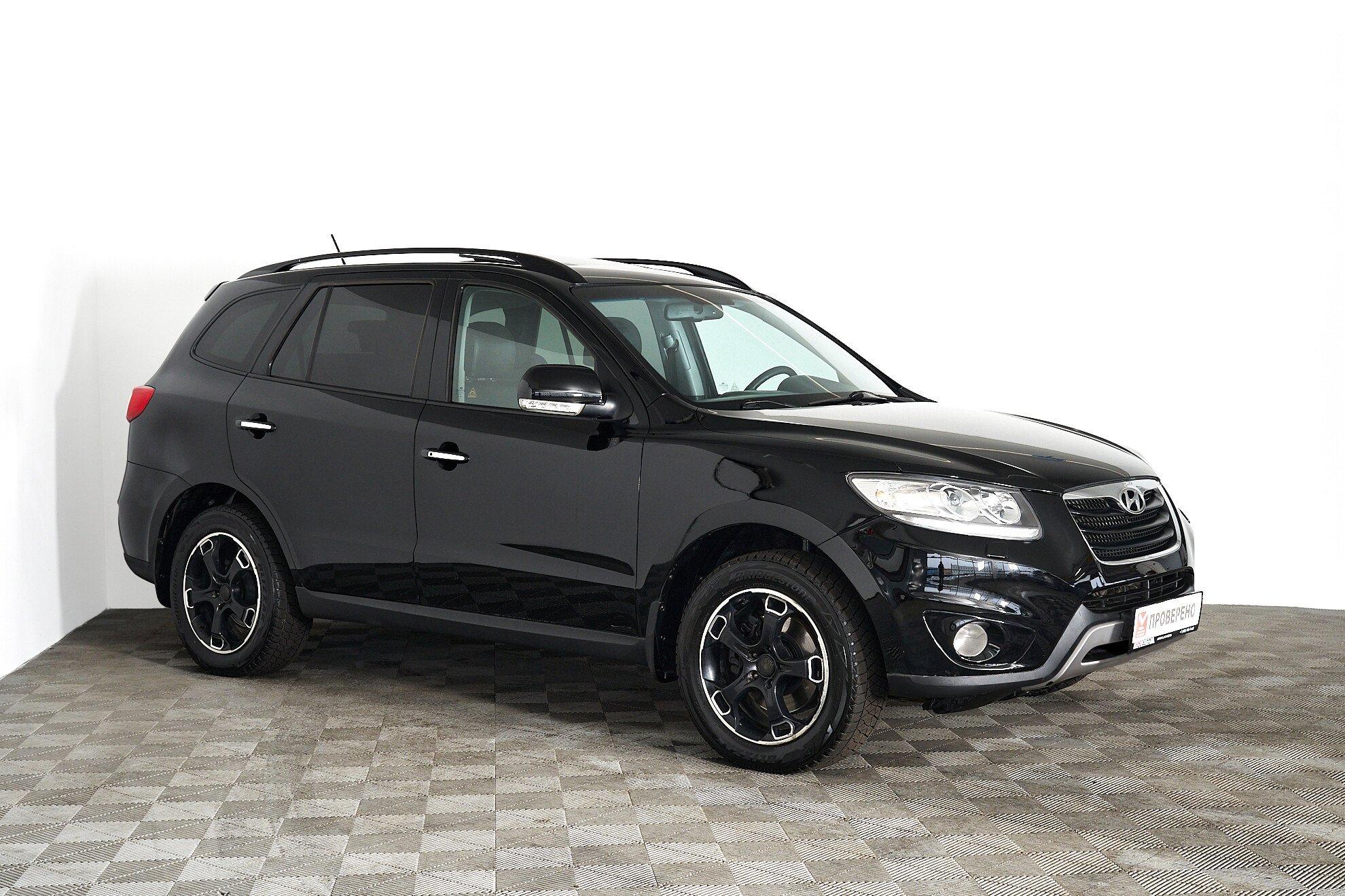 Hyundai Santa Fe 2011, черный