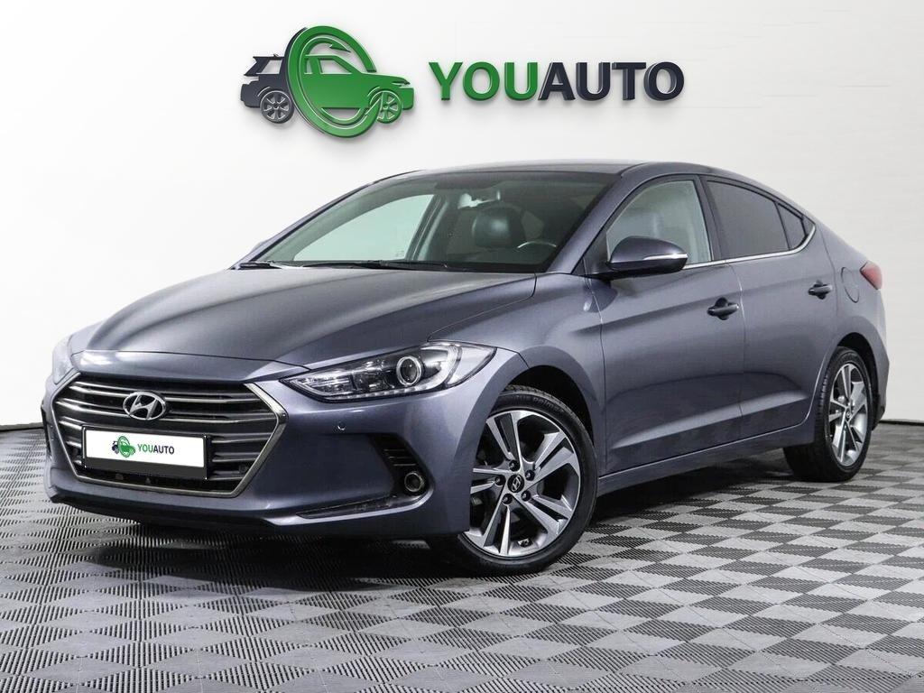 Hyundai Elantra 2018, серый