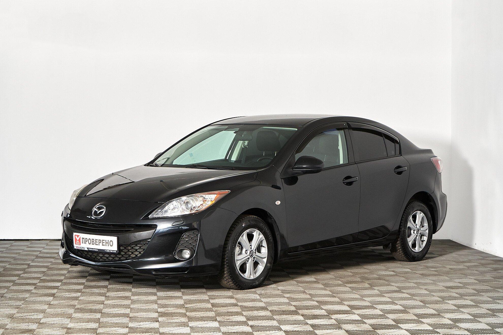 Mazda 3 2013, черный