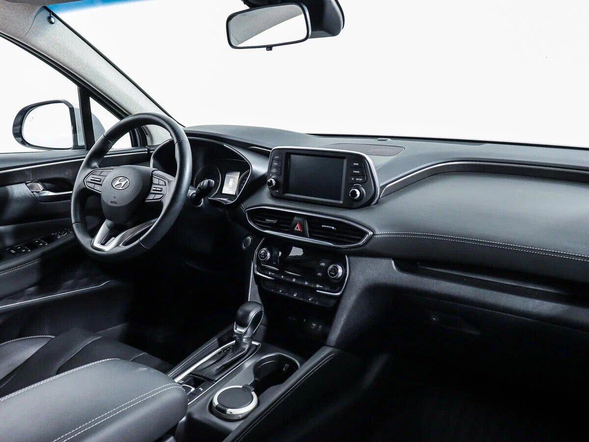Hyundai Santa Fe 2020, серебряный