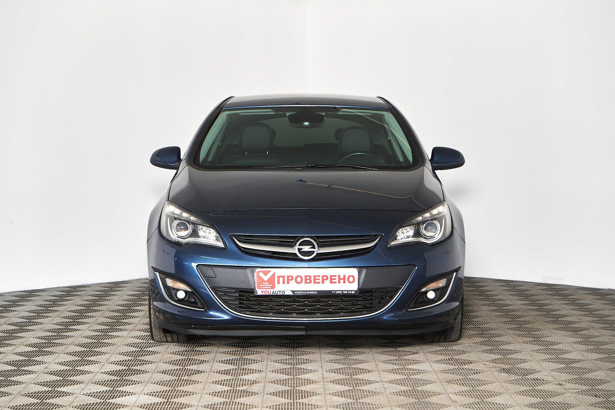 Opel Astra 2013, синий