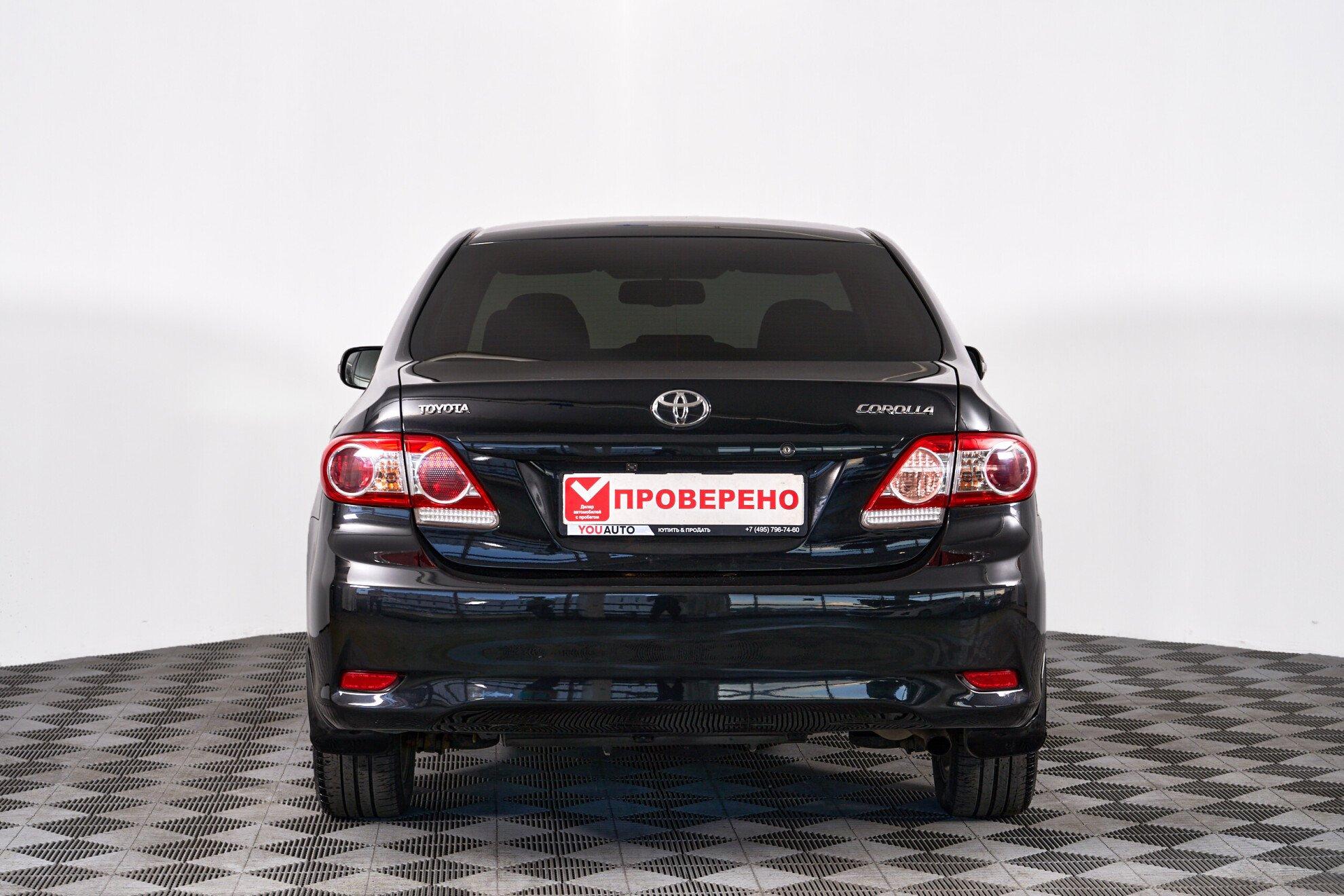 Toyota Corolla 2012, черный
