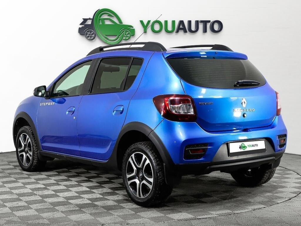 Renault Sandero 2021, синий