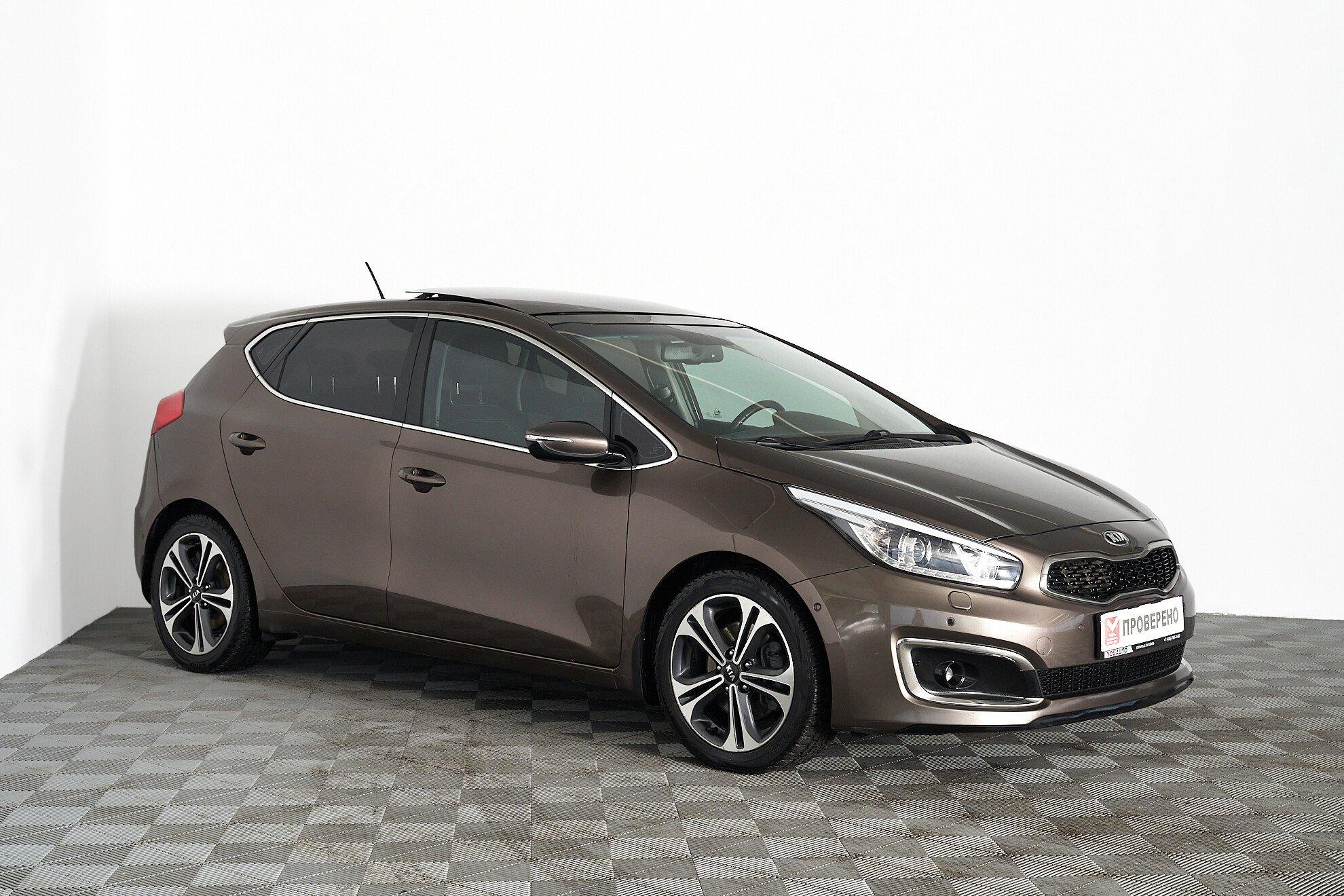Kia Ceed 2017, коричневый