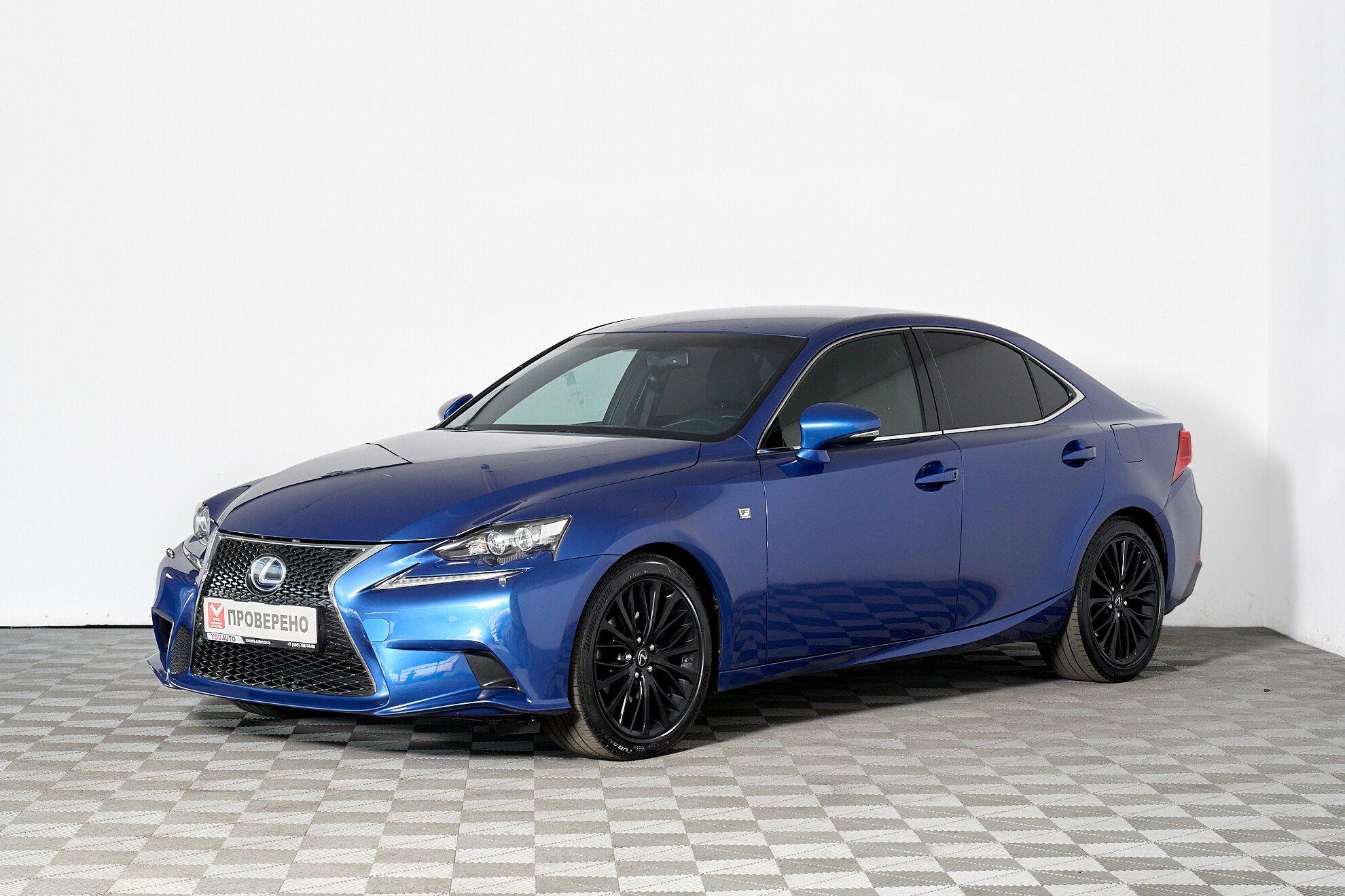 Lexus IS 2014, синий