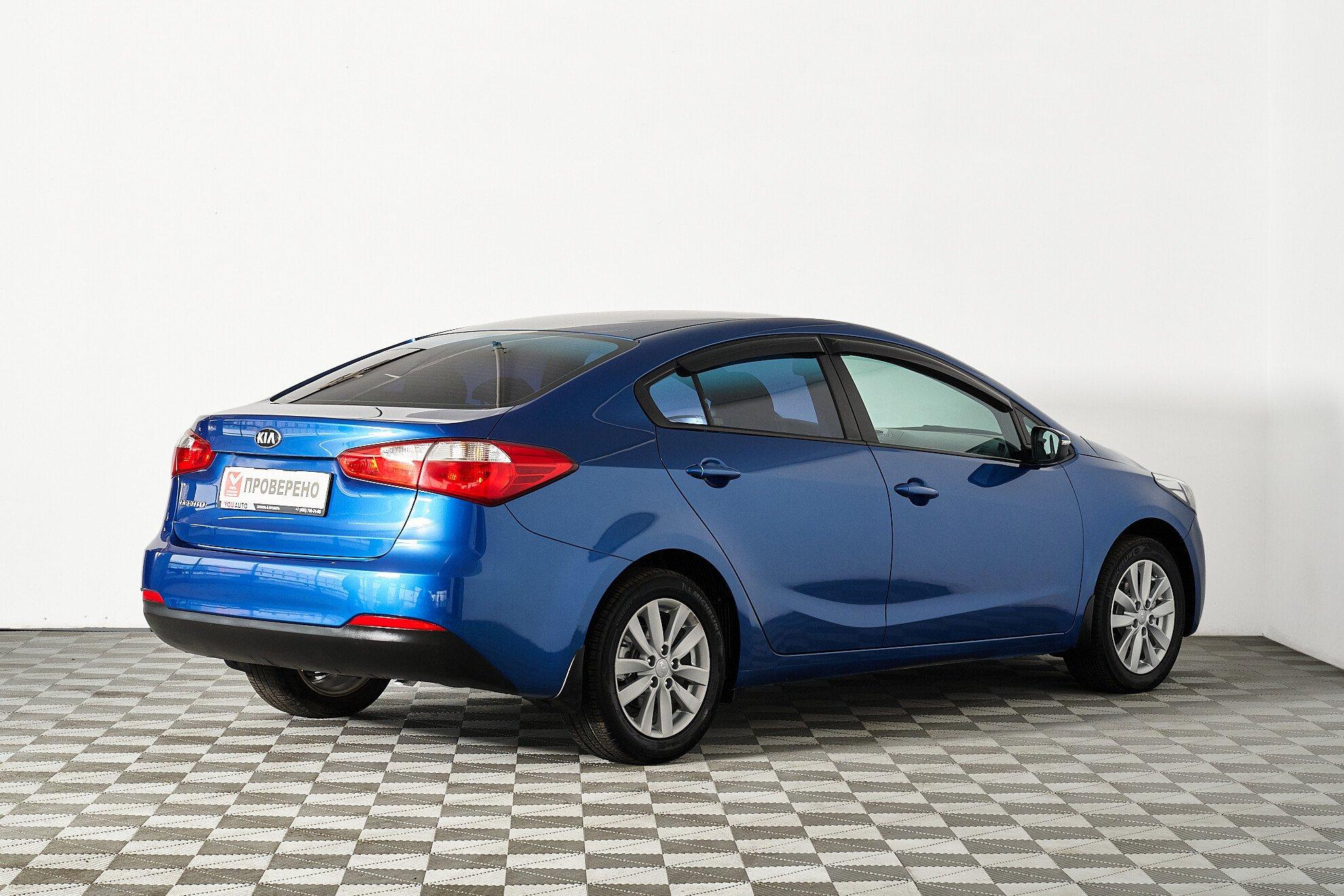 Kia Cerato 2014, синий