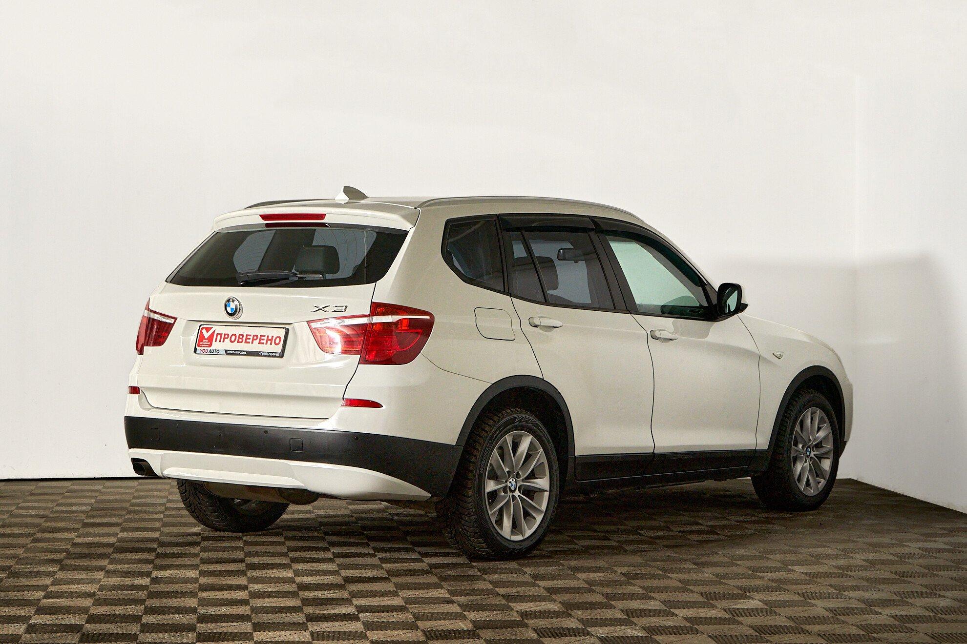 BMW X3 2012, белый