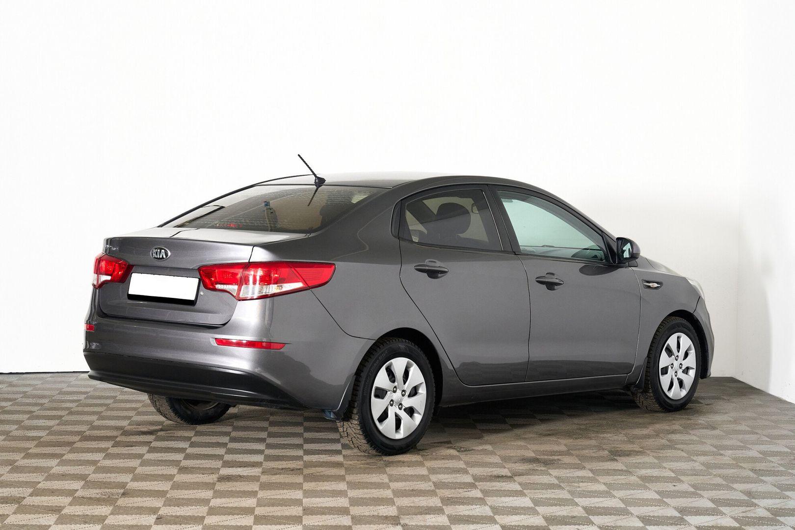 Kia Rio 2016, серый