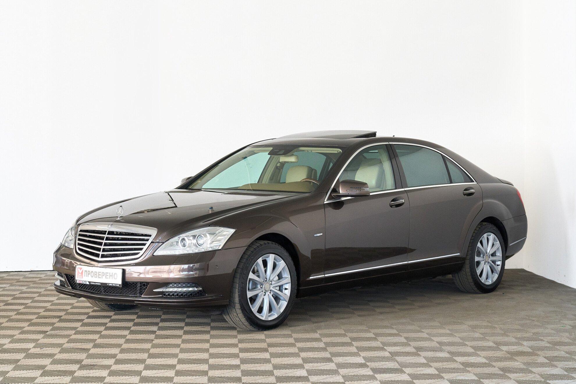 Mercedes-Benz S-Класс 2012, коричневый