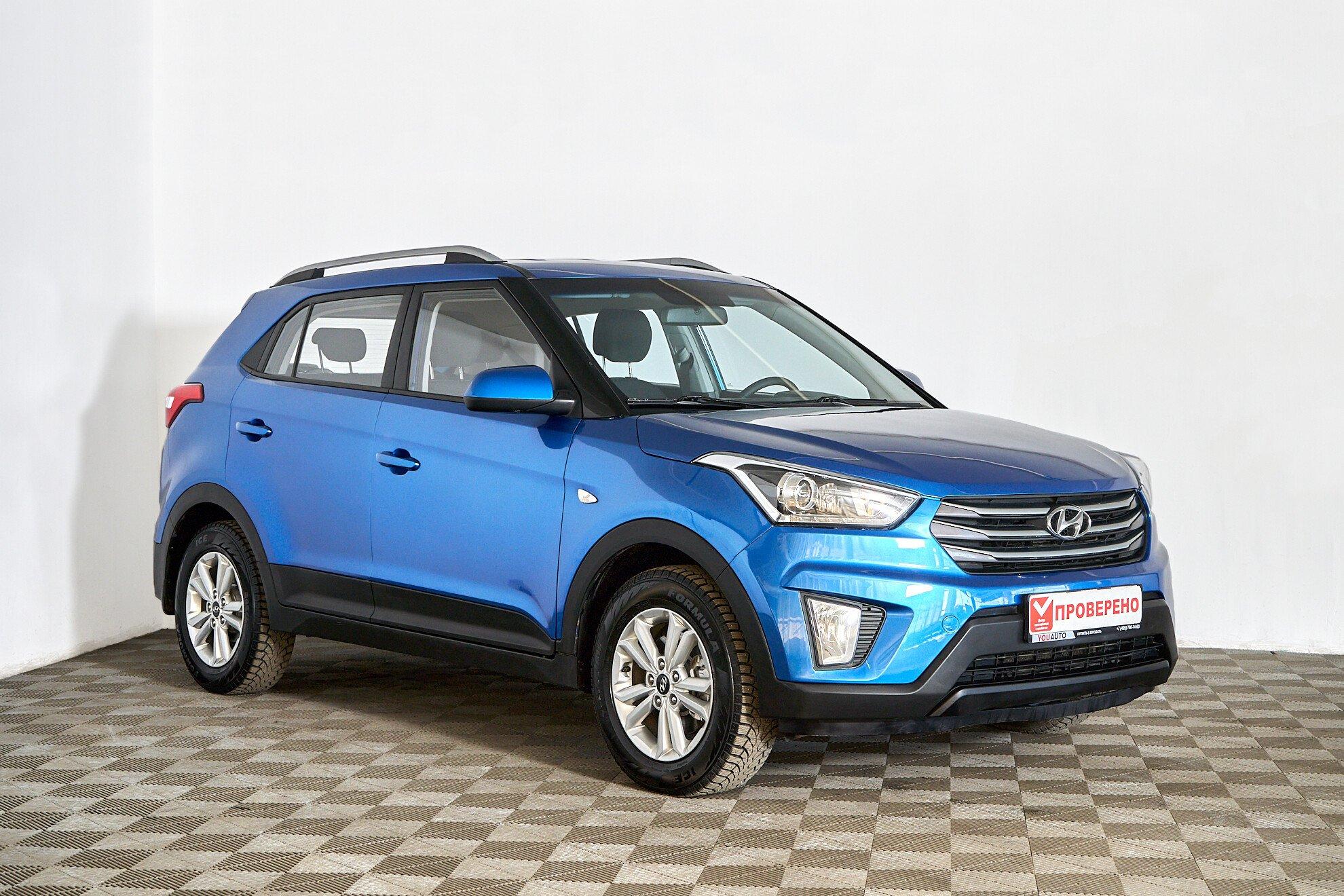 Hyundai Creta 2017, синий