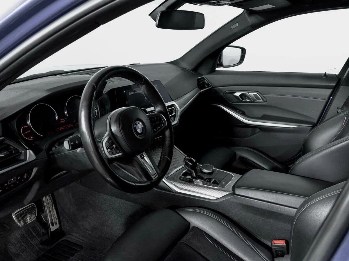 BMW 3 серии 2021, синий