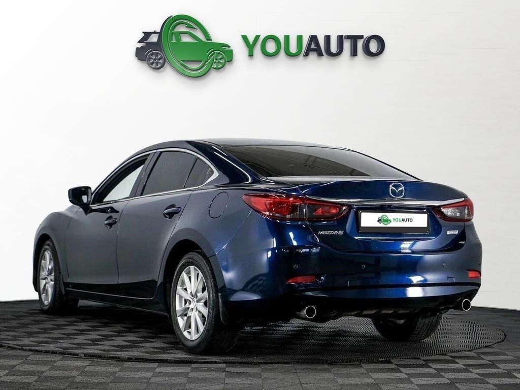 Mazda 6 2018, синий