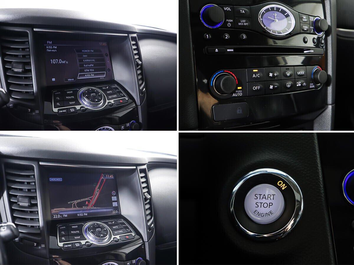 Infiniti QX70 2016, черный