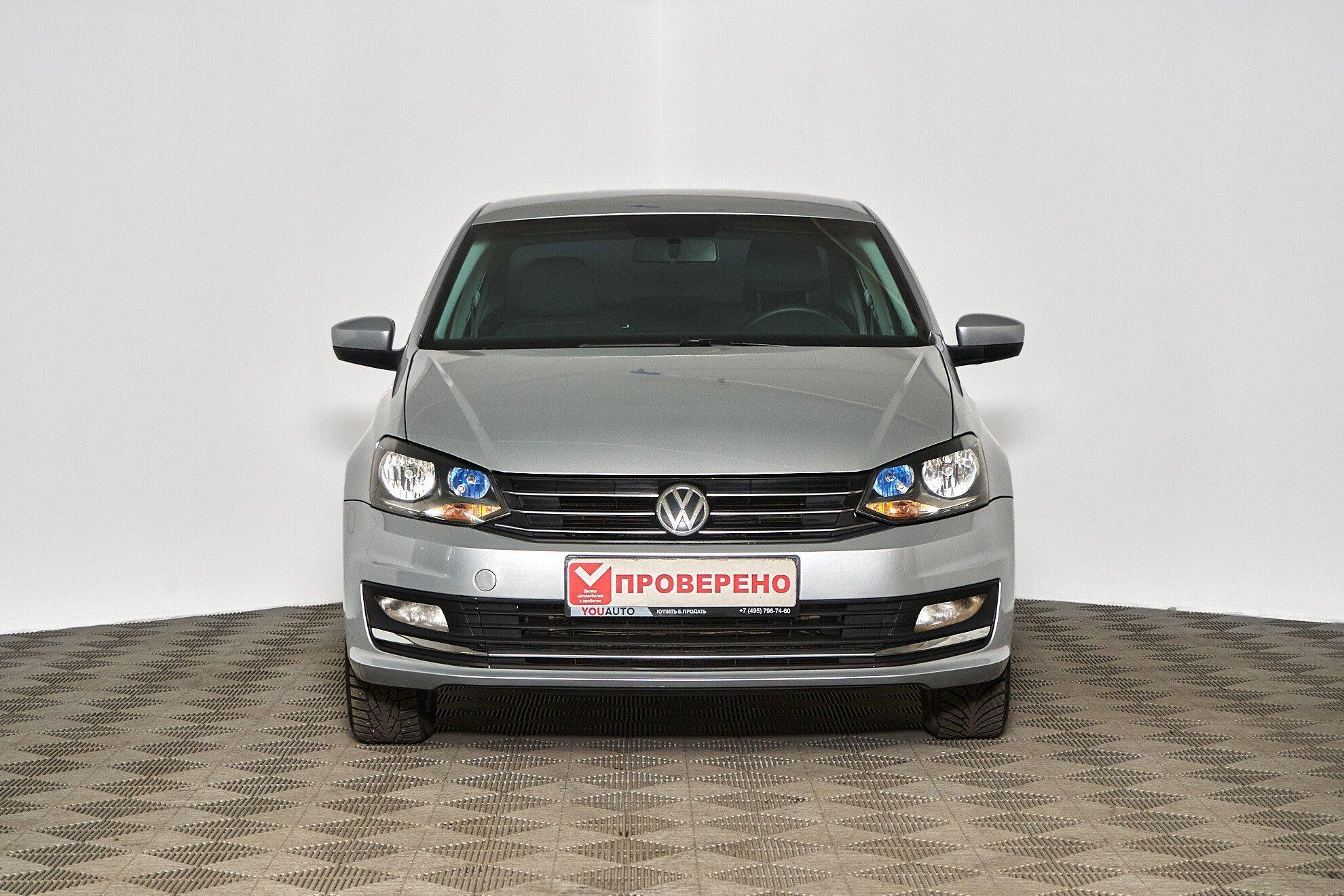 Volkswagen Polo 2019, серебряный