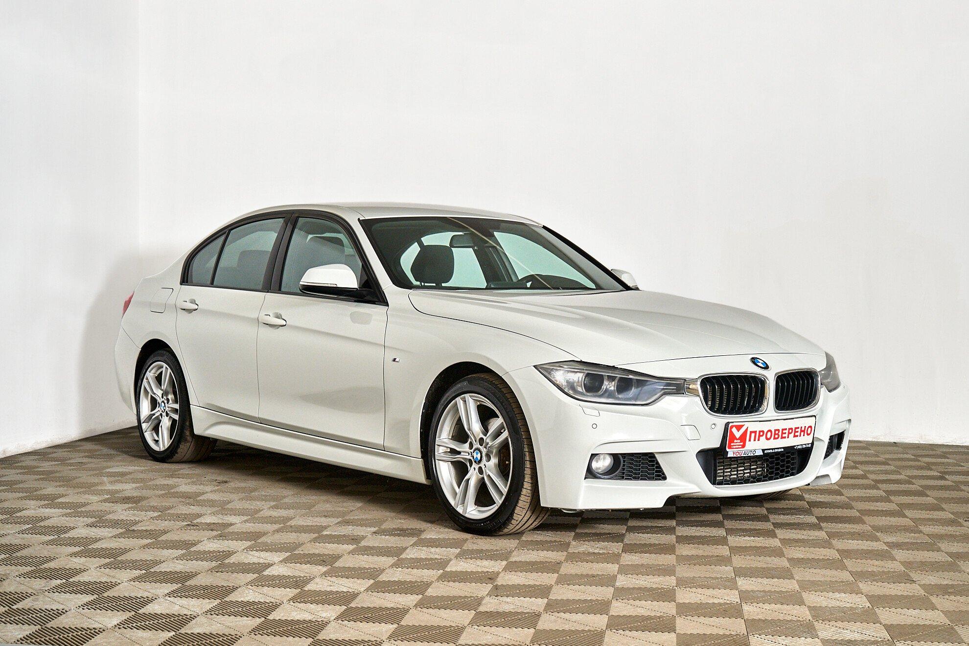 BMW 3 серии 2014, белый