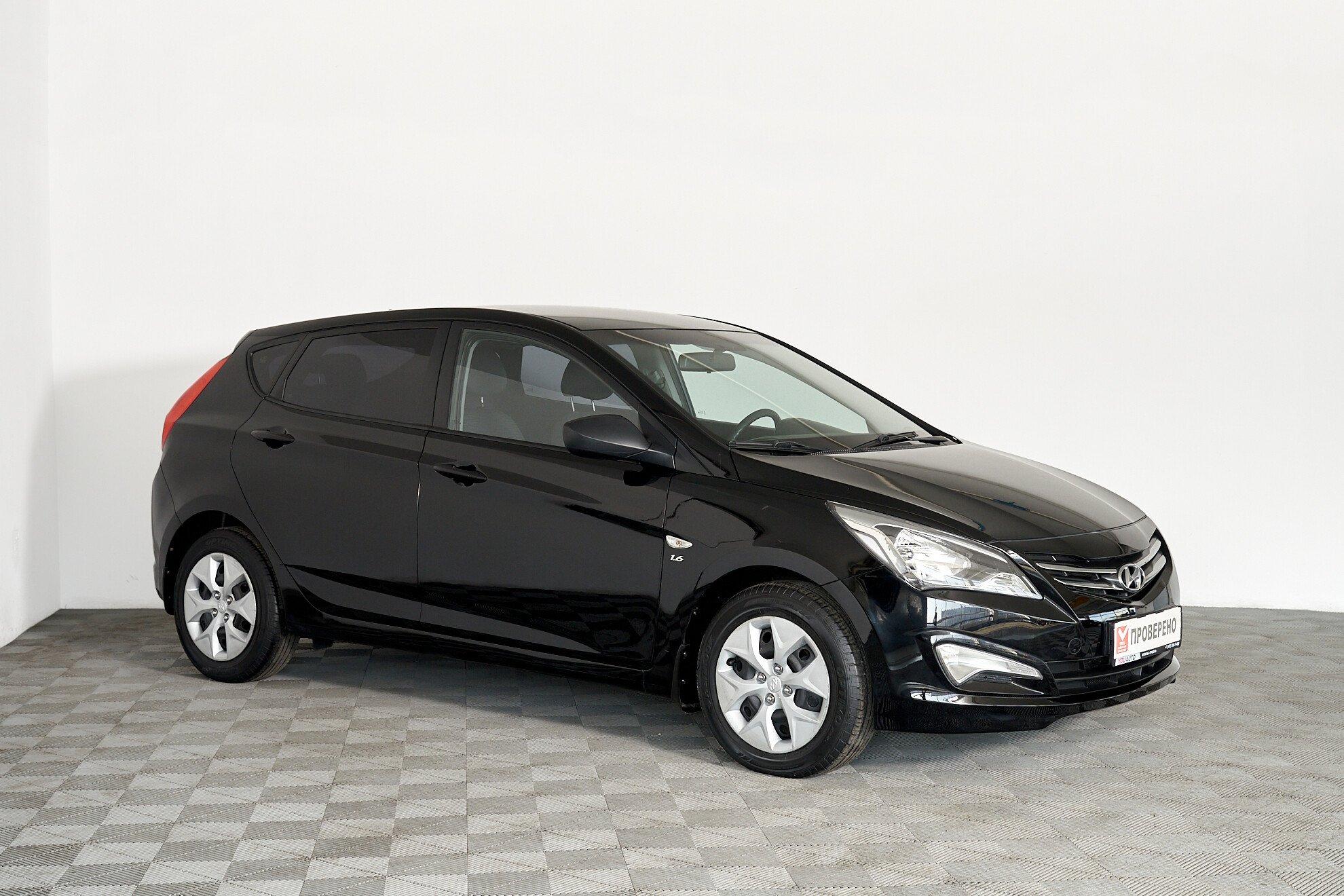 Hyundai Solaris 2016, черный