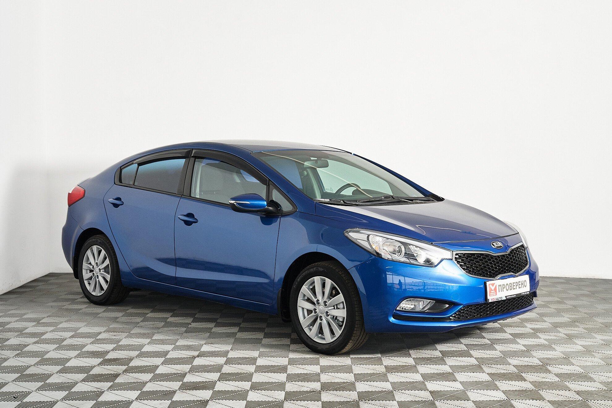 Kia Cerato 2014, синий