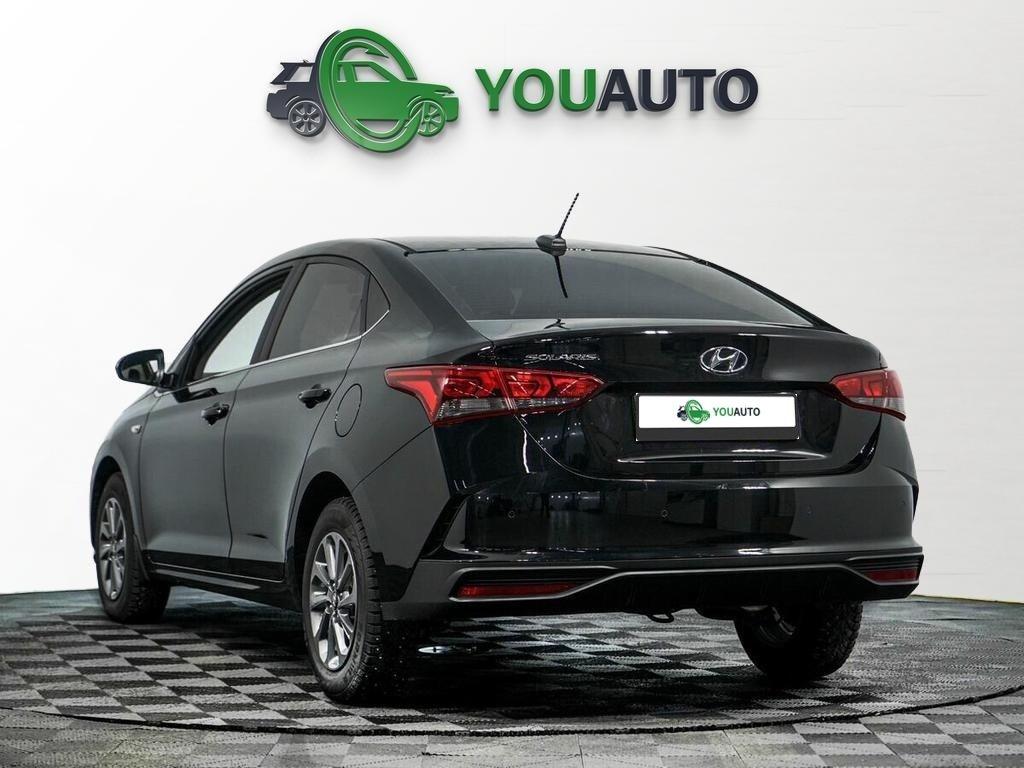 Hyundai Solaris 2022, черный