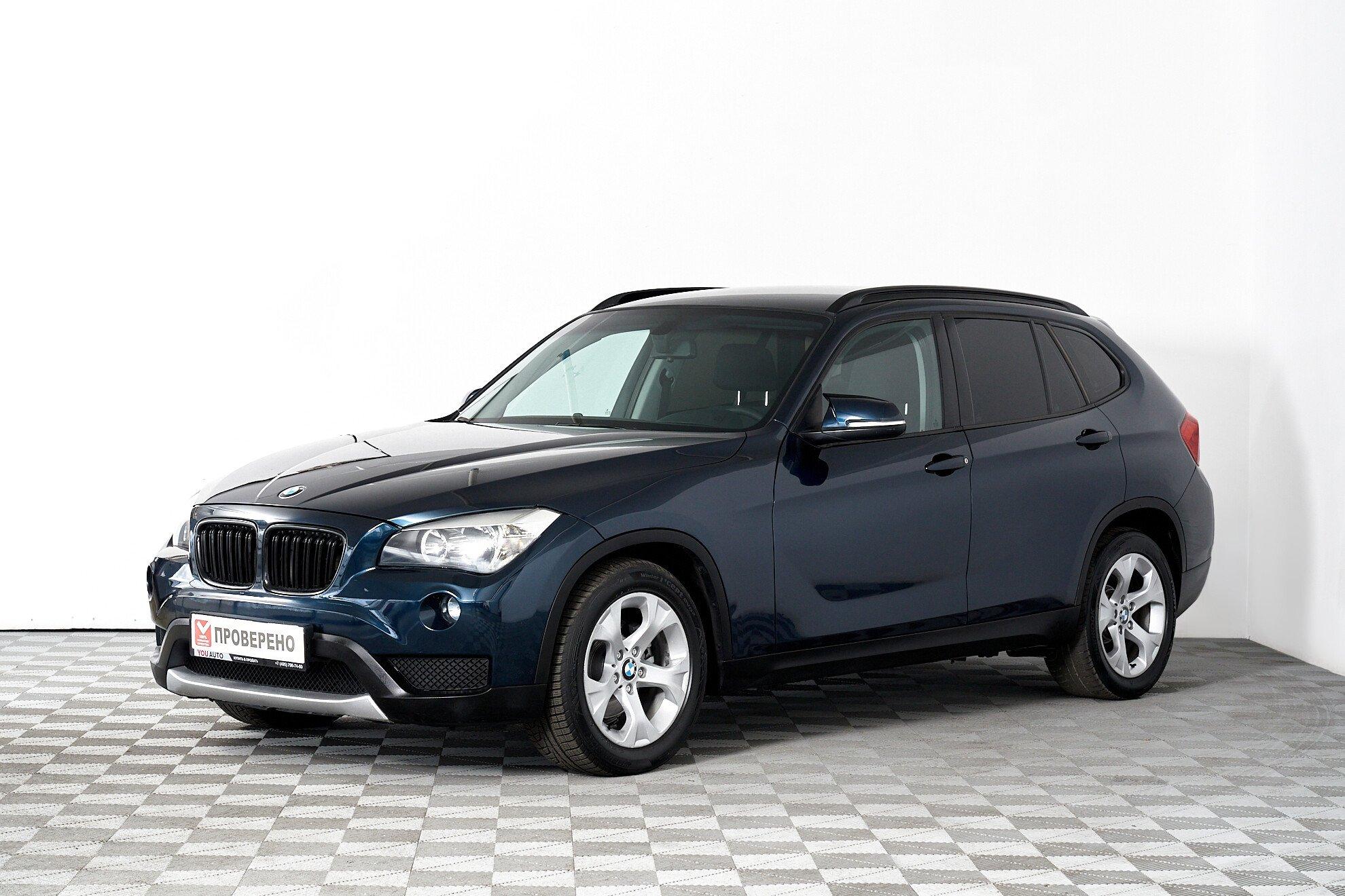 BMW X1 2014, синий