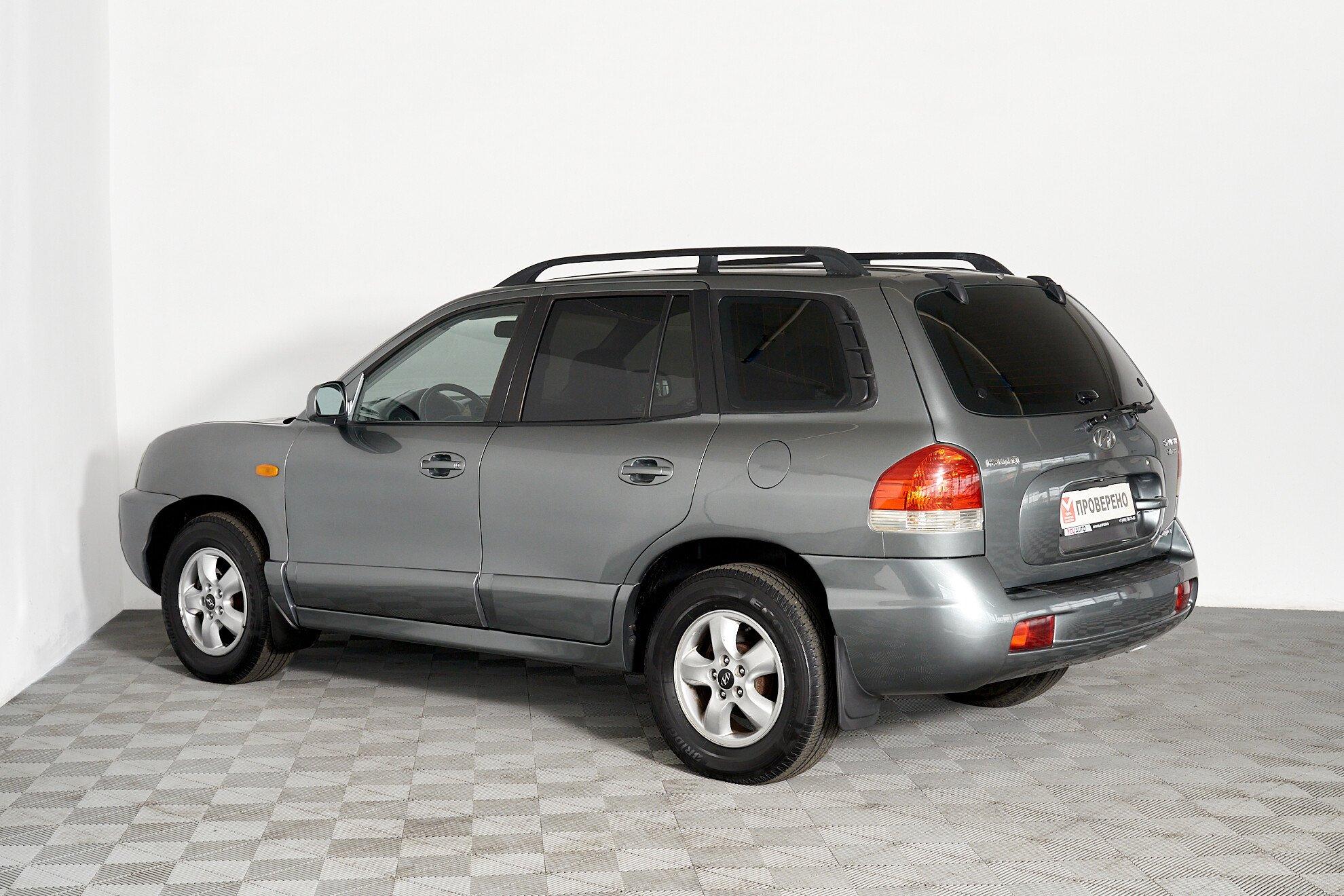 Hyundai Santa Fe 2008, серый