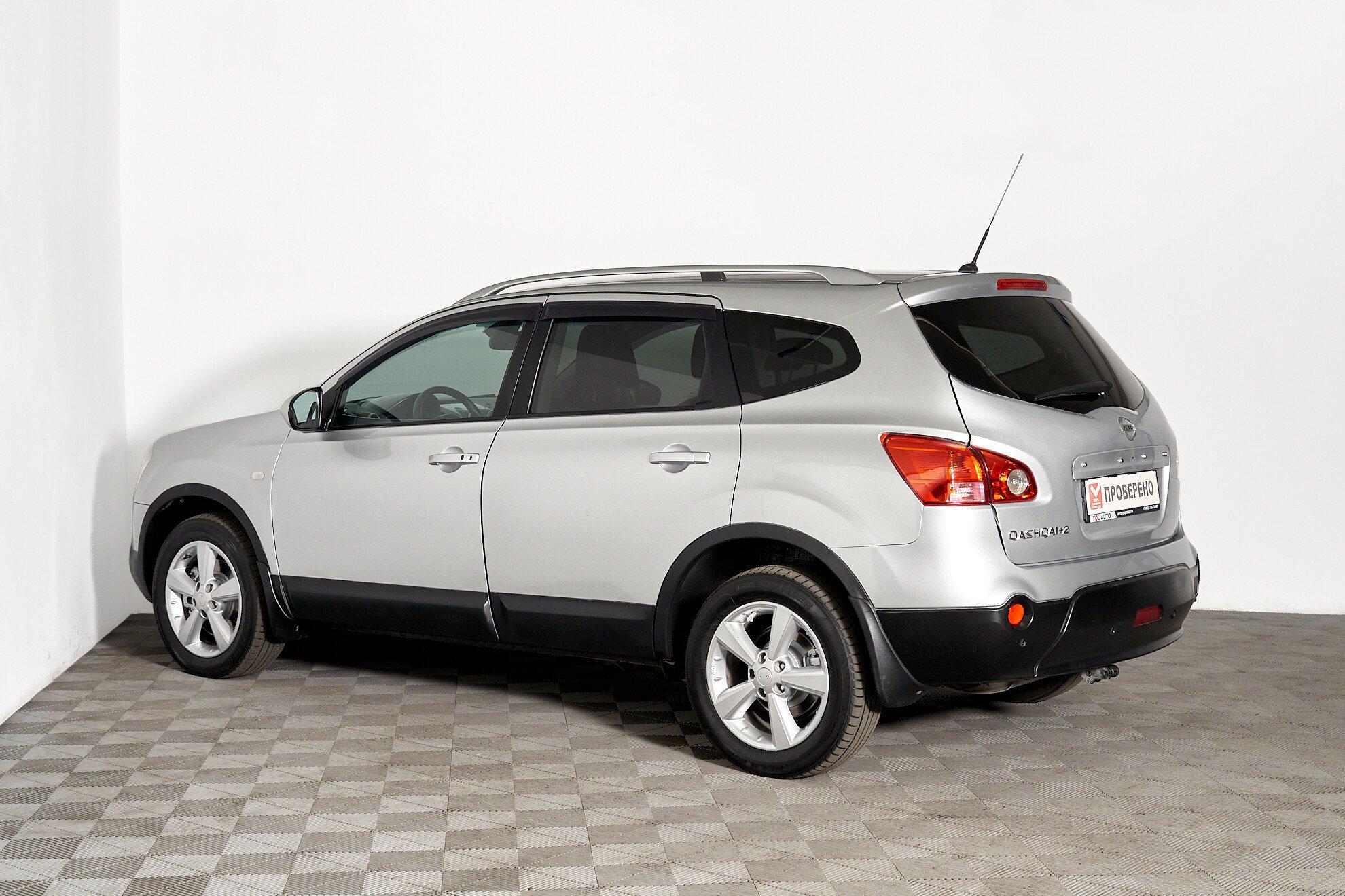 Nissan Qashqai+2 2008, серебряный
