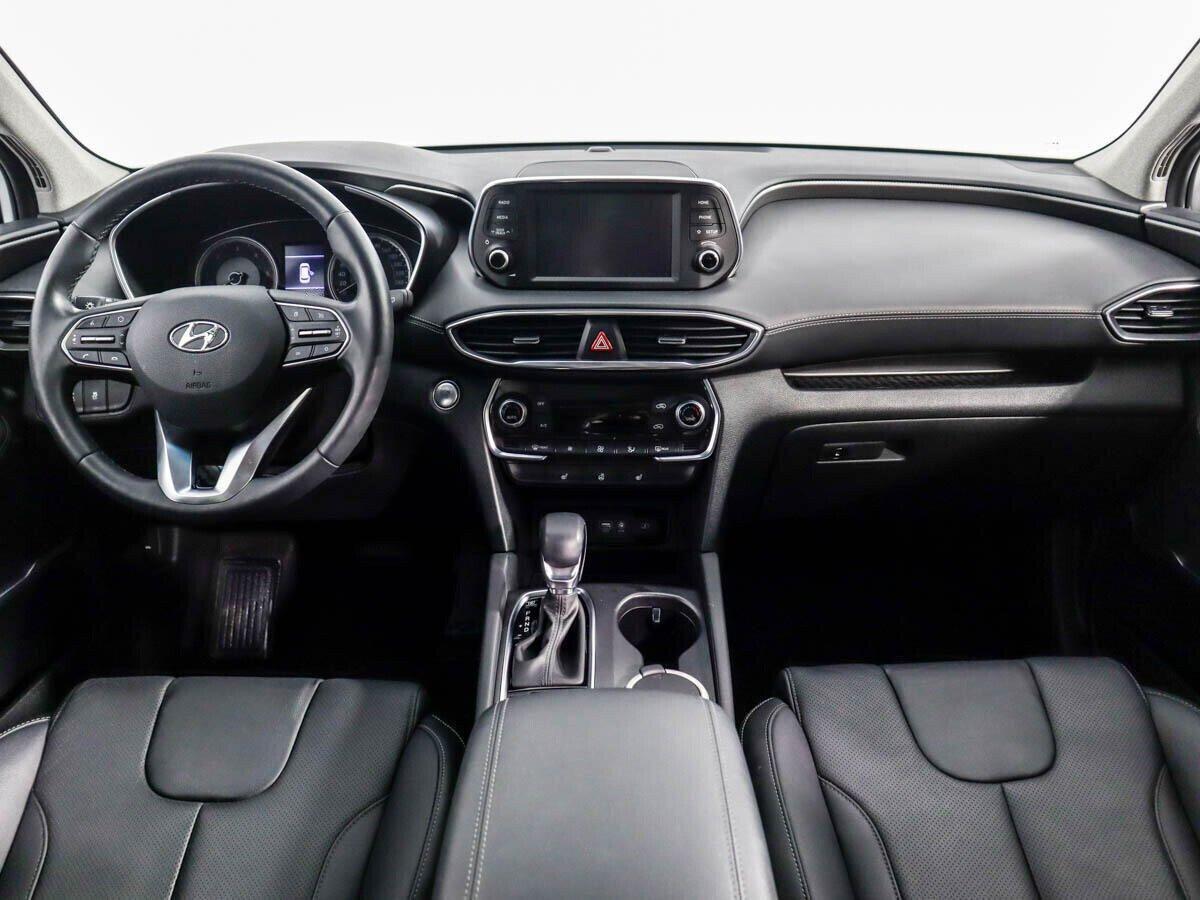 Hyundai Santa Fe 2020, белый