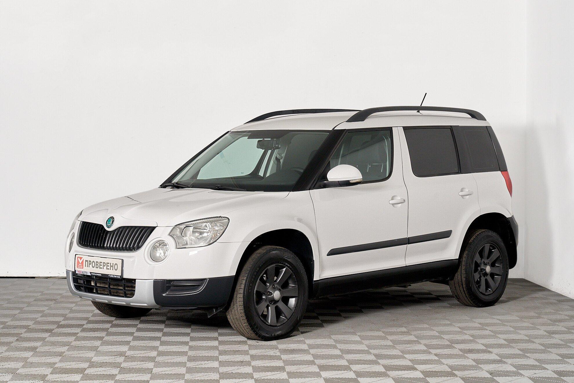 Skoda Yeti 2013, белый