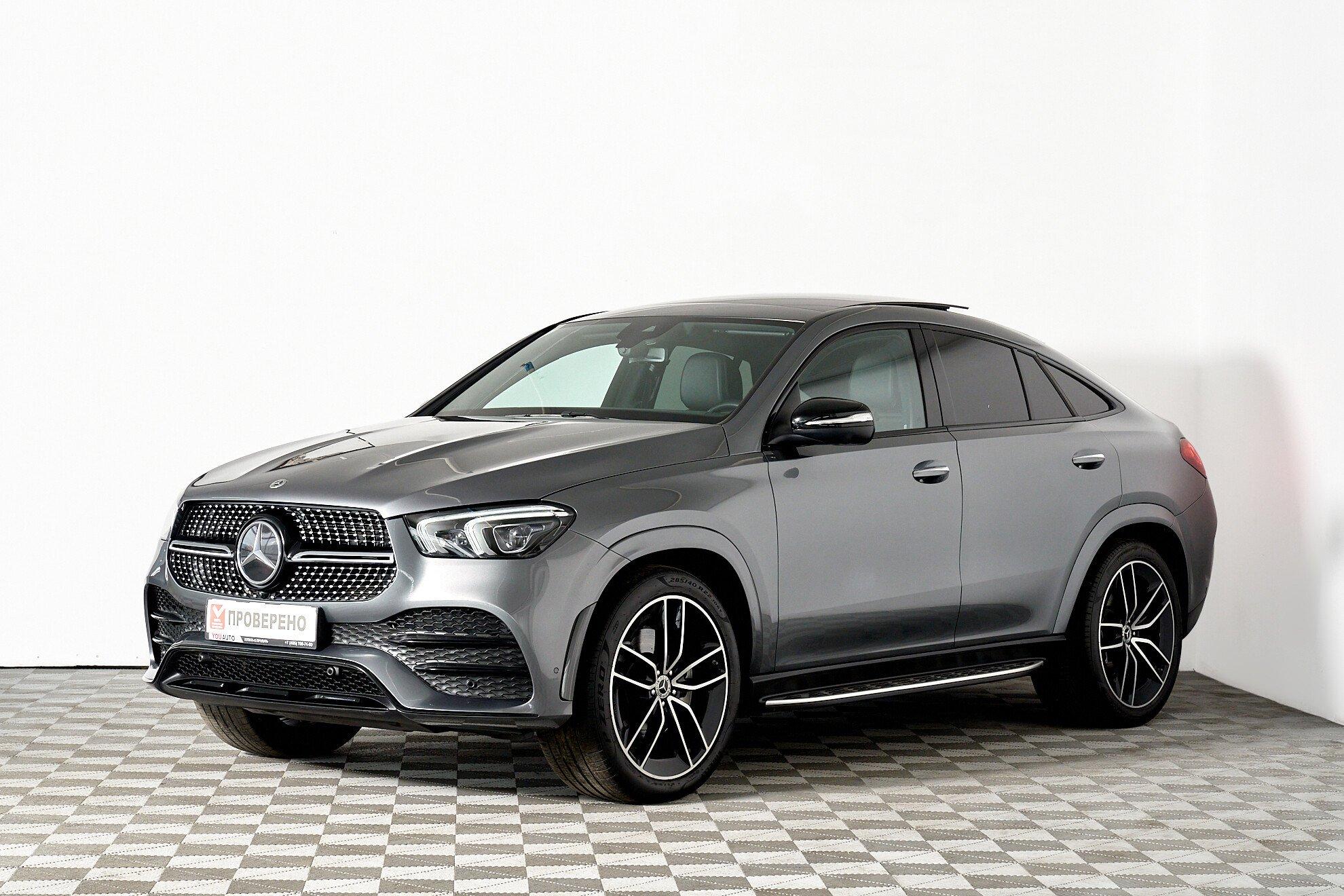 Mercedes-Benz GLE Coupe 2022, серый