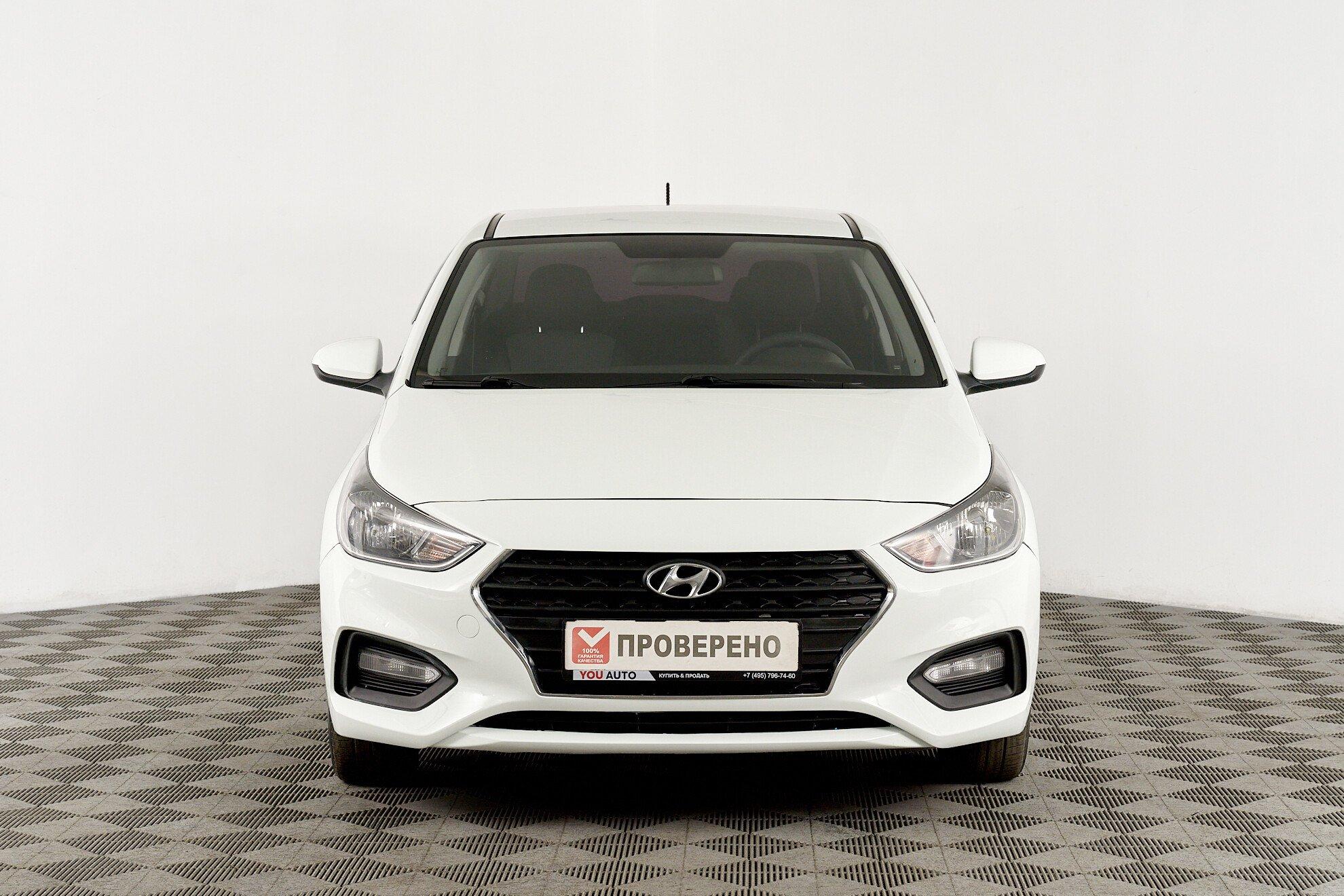 Hyundai Solaris 2019, белый