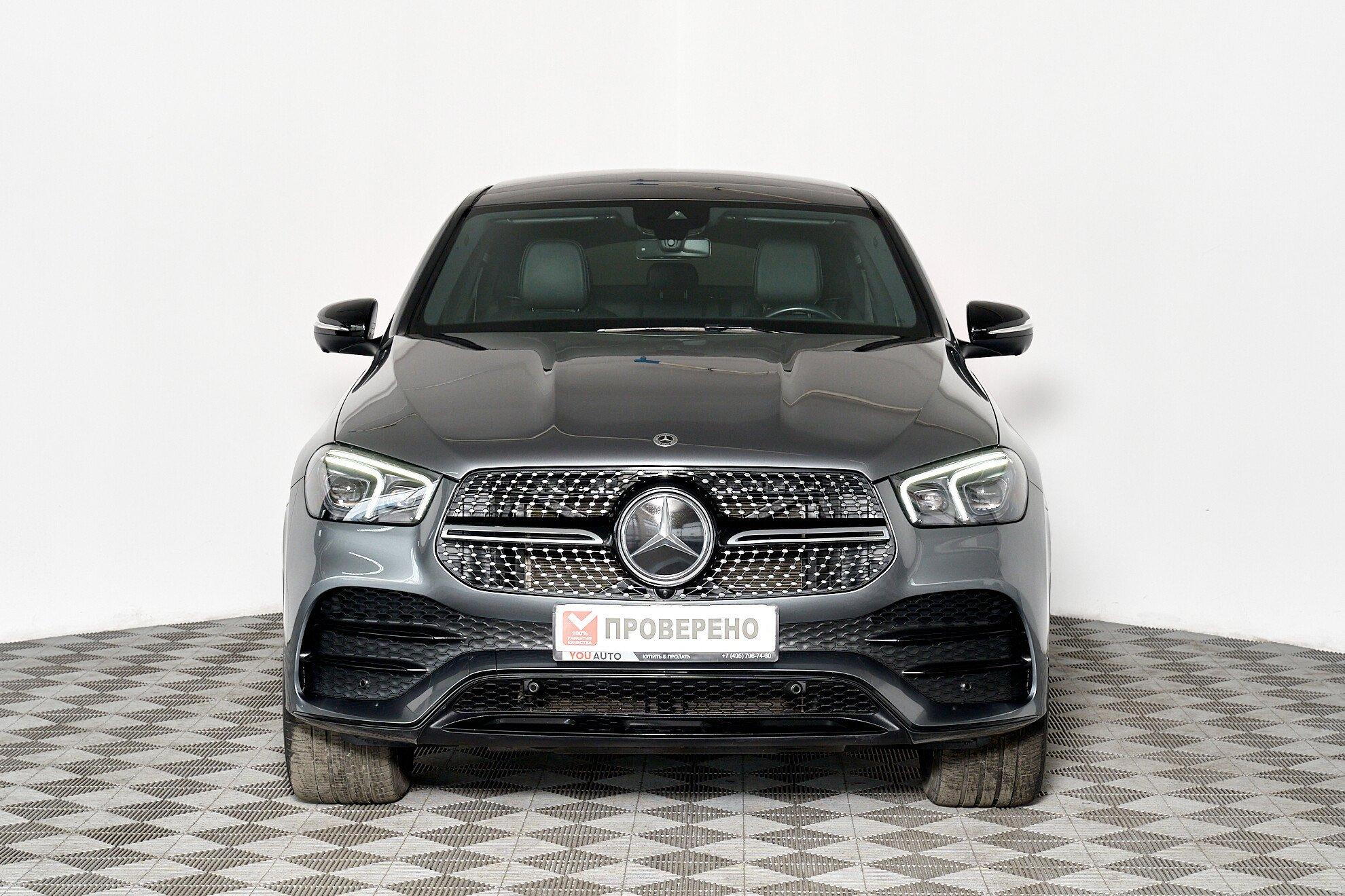 Mercedes-Benz GLE Coupe 2022, серый
