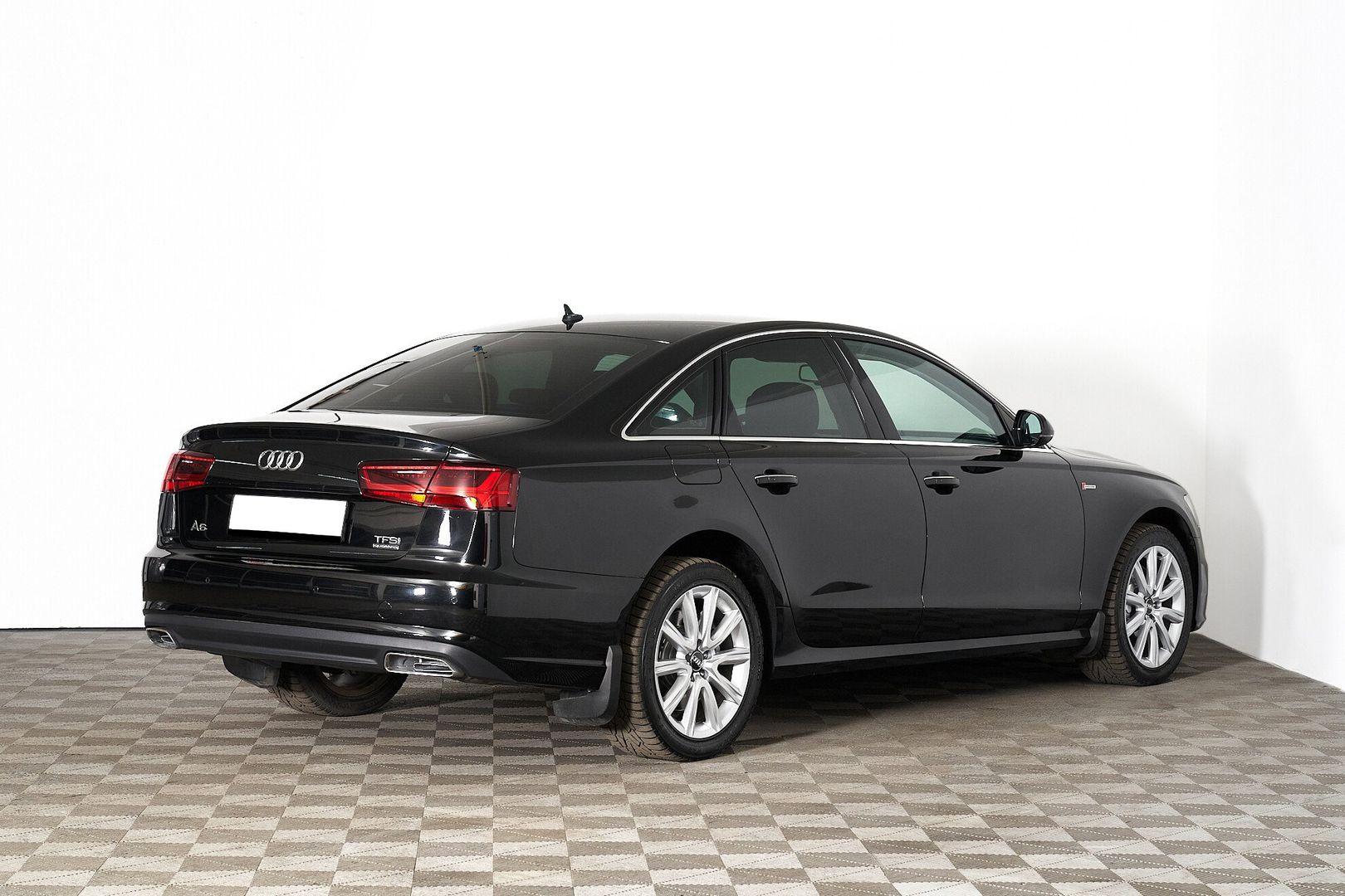 Audi A6 2017, черный