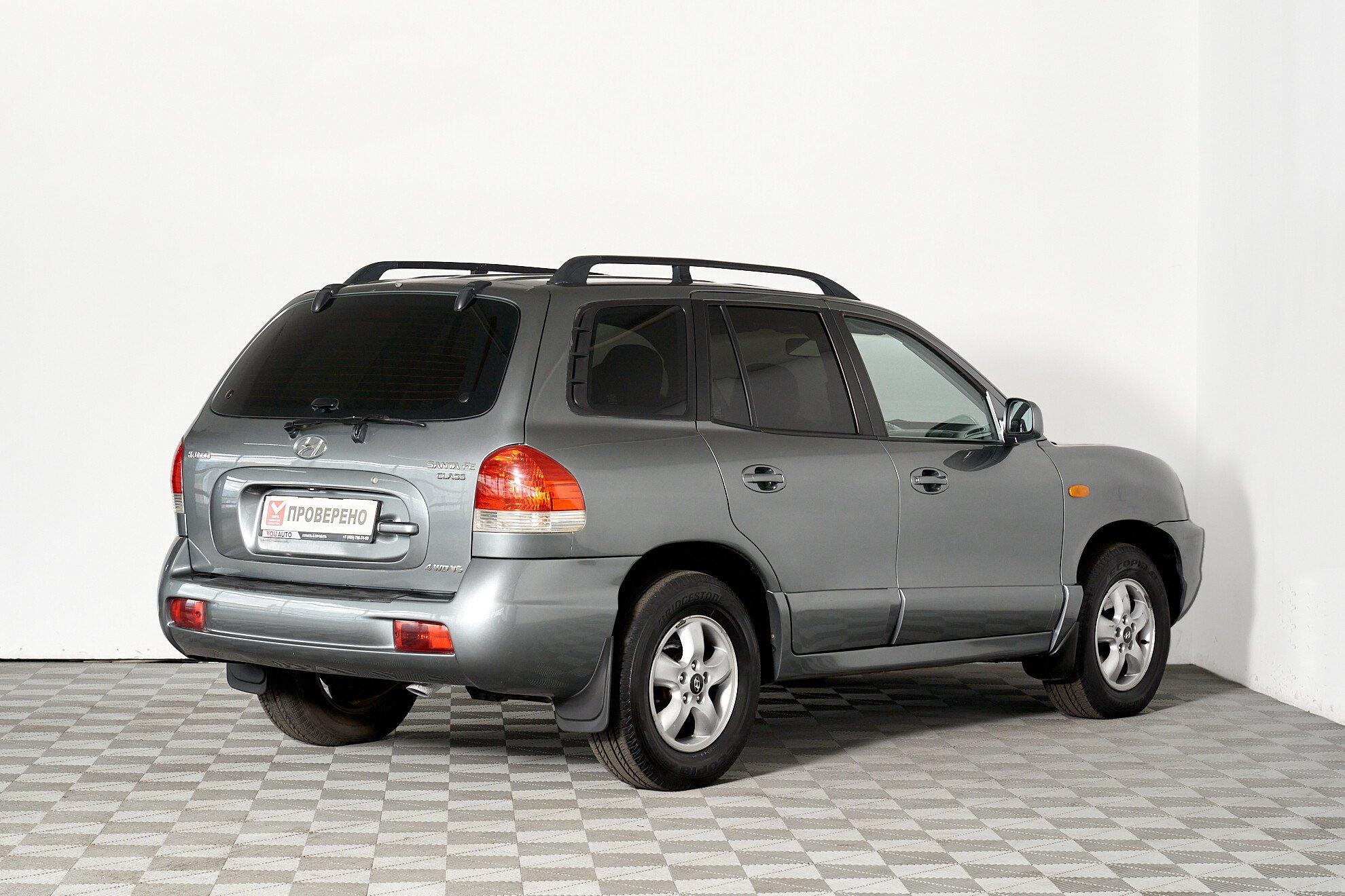 Hyundai Santa Fe 2008, серый