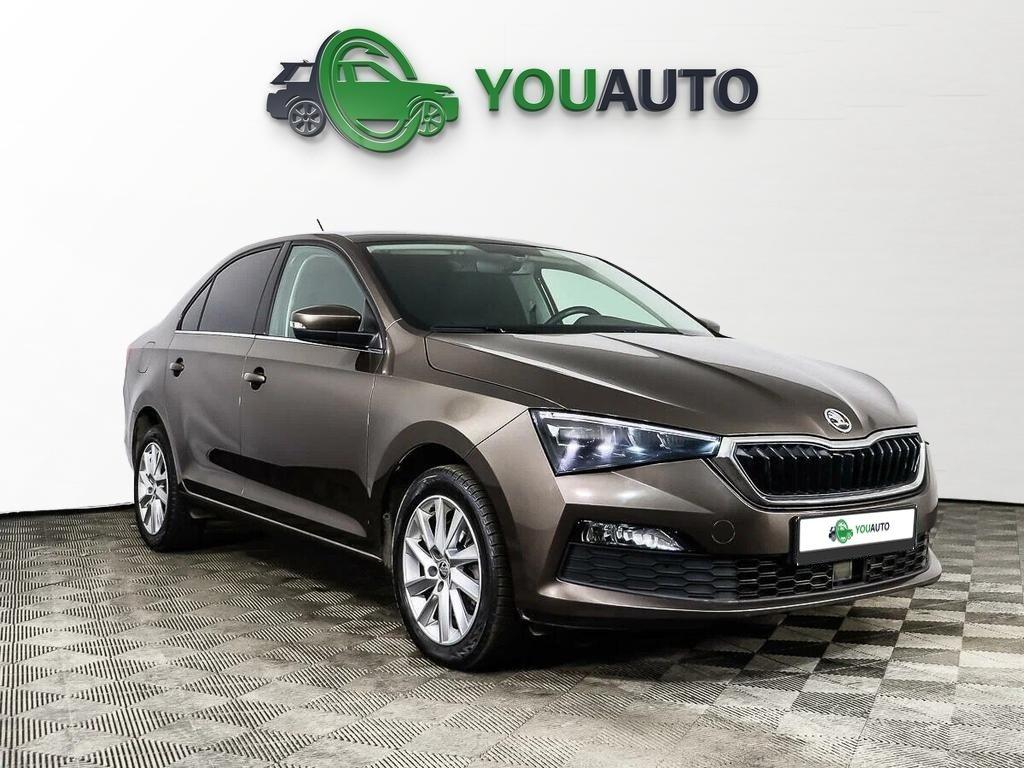 Skoda Rapid 2021, коричневый