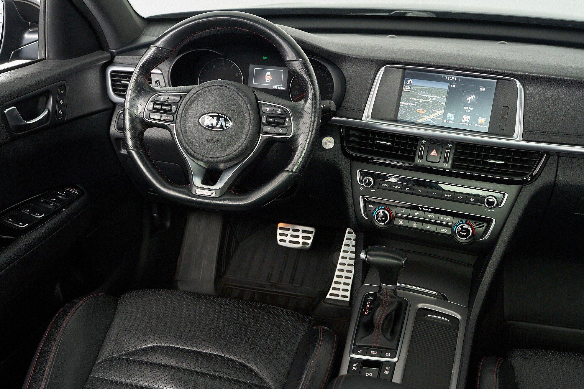 Kia Optima 2017, черный