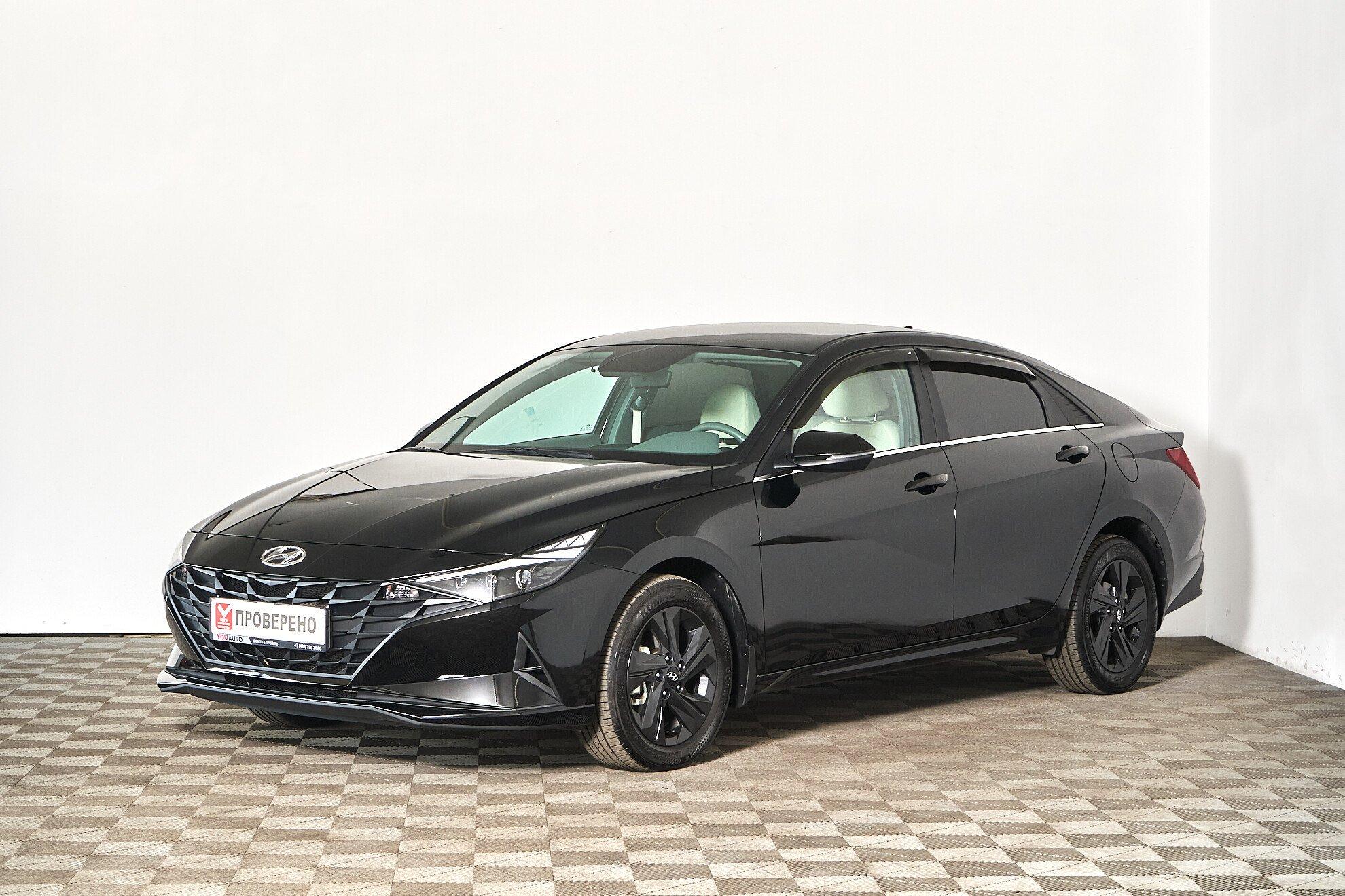 Hyundai Elantra 2022, черный
