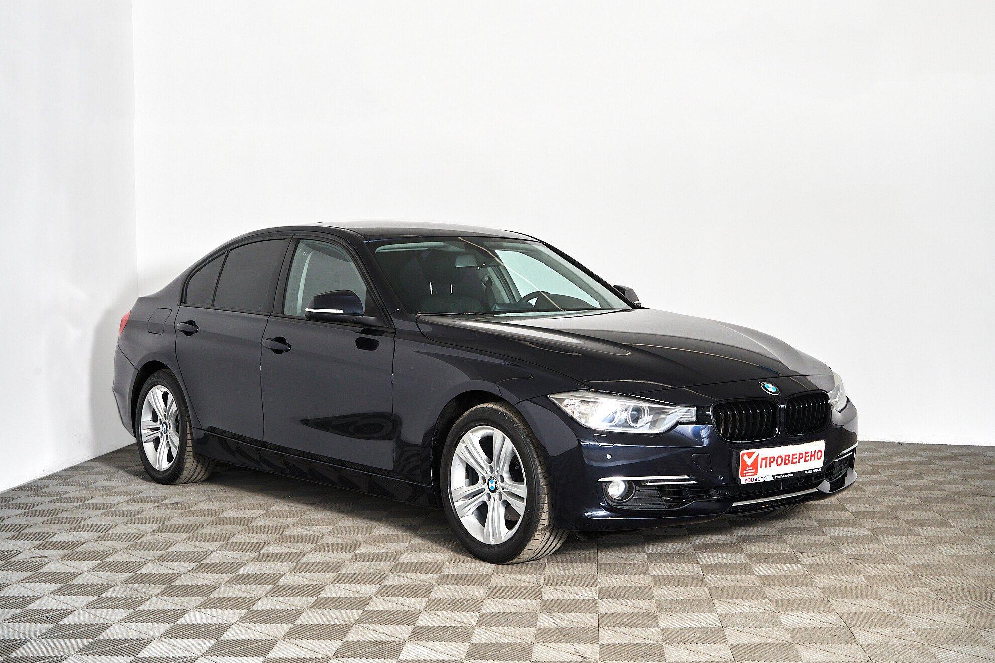 BMW 3 серии 2013, синий