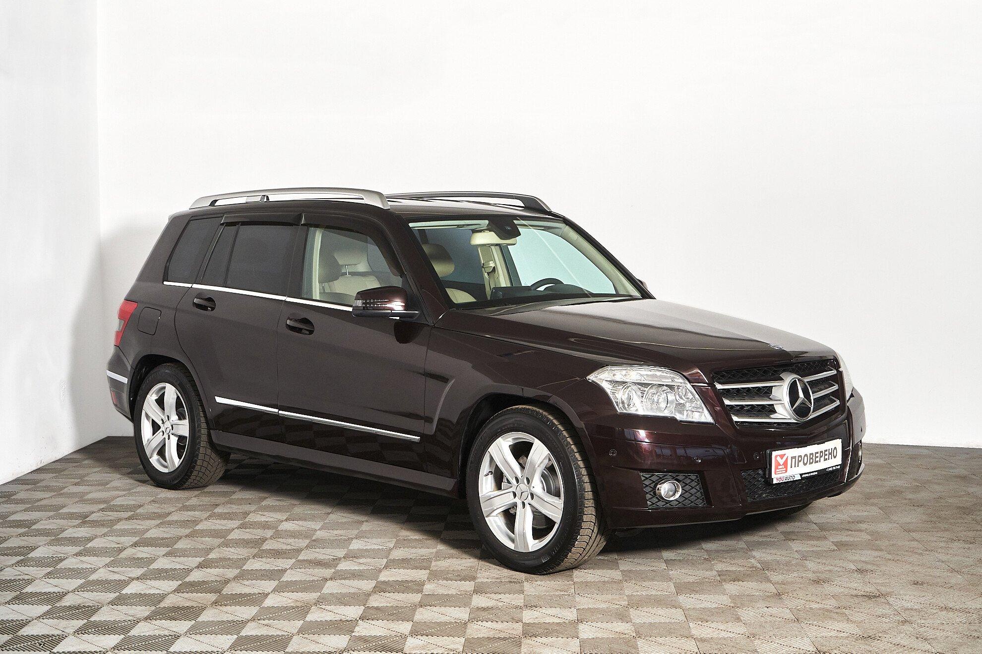 Mercedes-Benz GLK-Класс 2010, коричневый