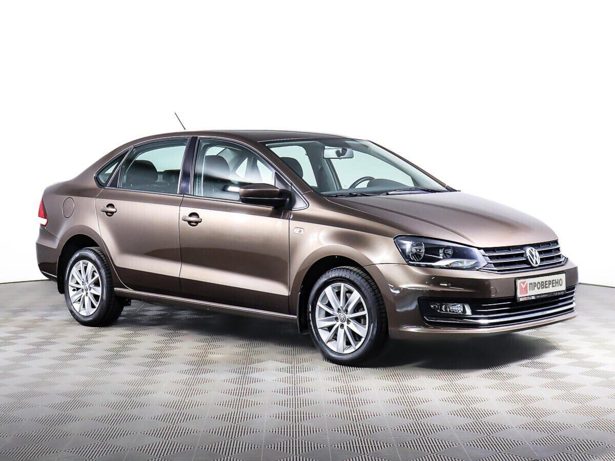 Volkswagen Polo 2019, коричневый