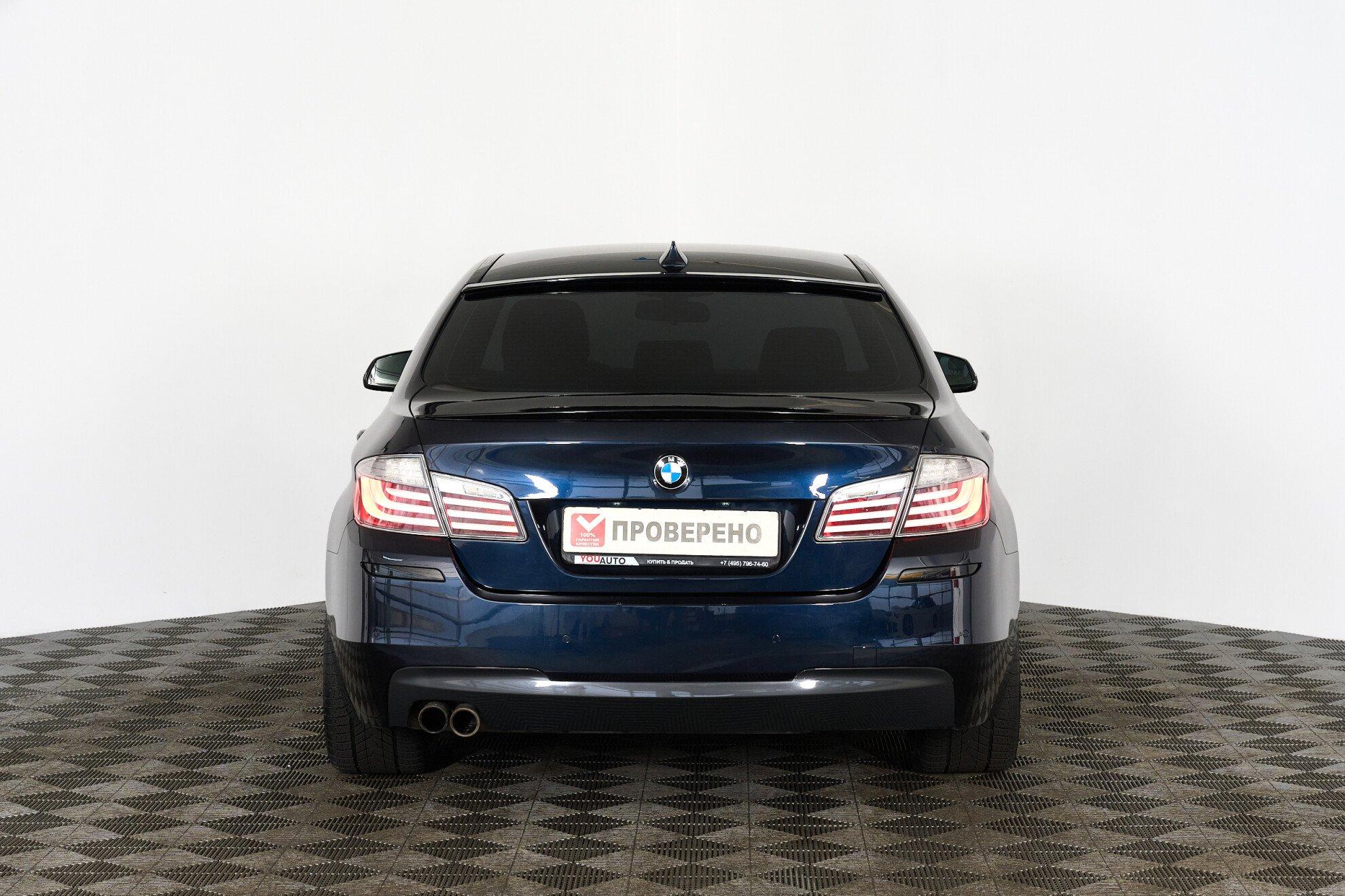 BMW 5 серии 2013, черный