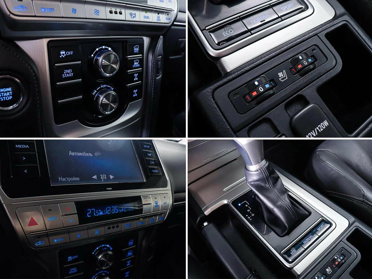 Toyota Land Cruiser Prado 2018, черный