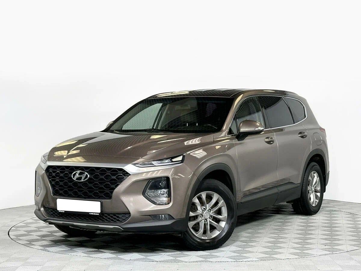 Hyundai Santa Fe 2020, бежевый