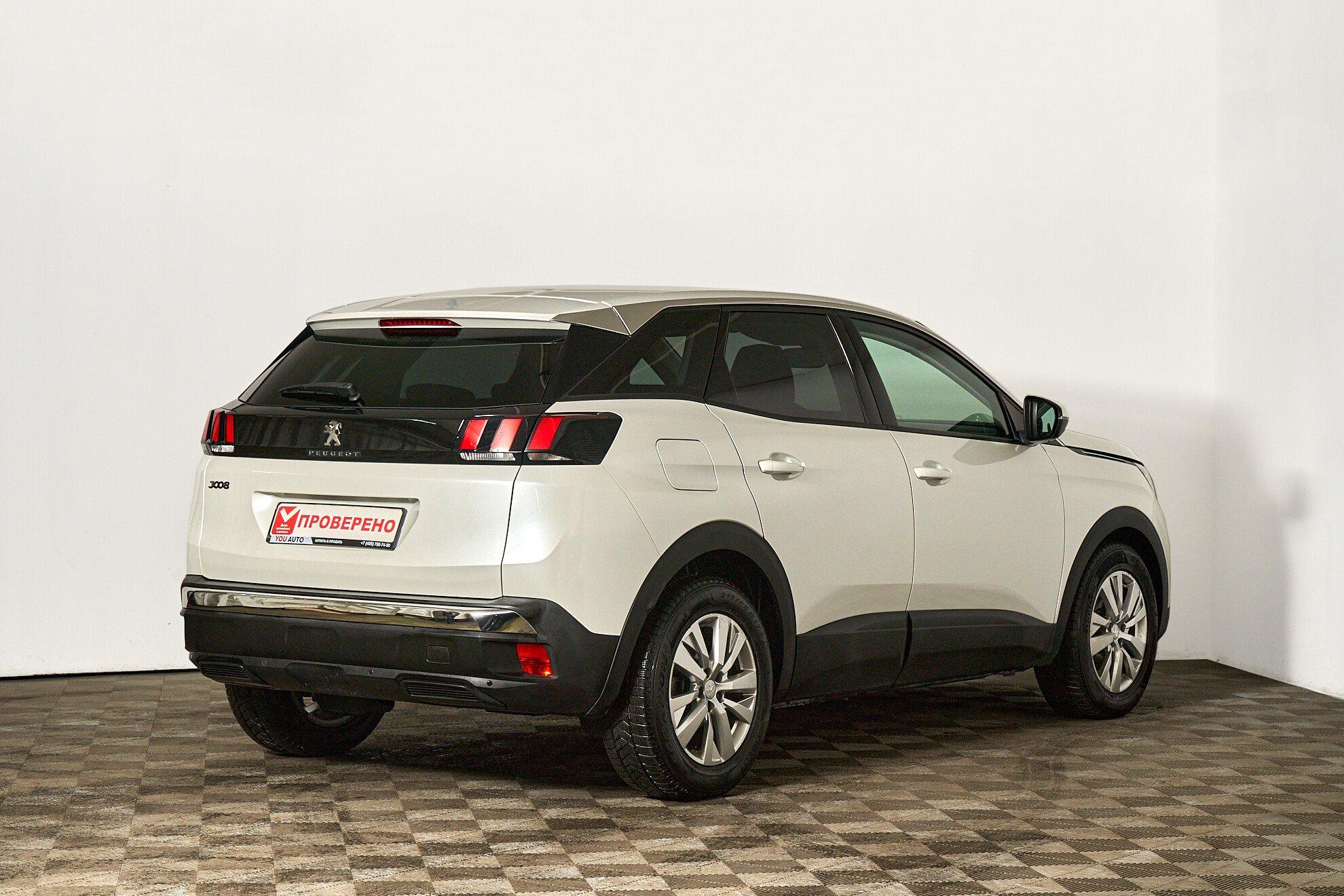 Peugeot 3008 2018, белый
