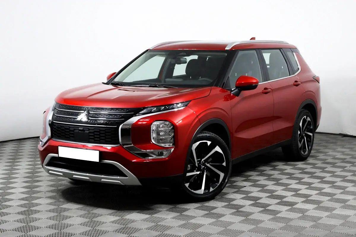 Mitsubishi Outlander 2023, красный