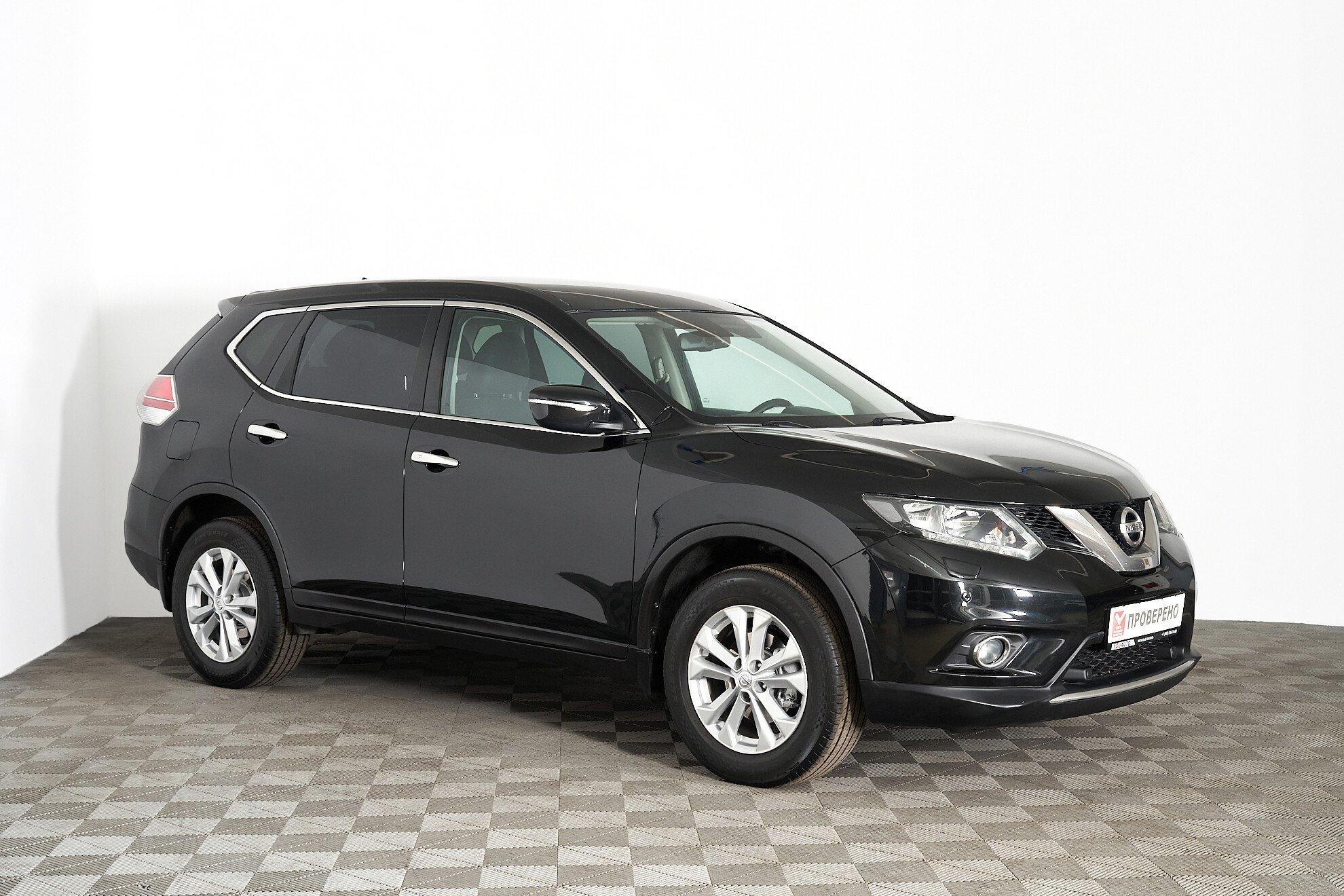 Nissan X-Trail 2015, черный