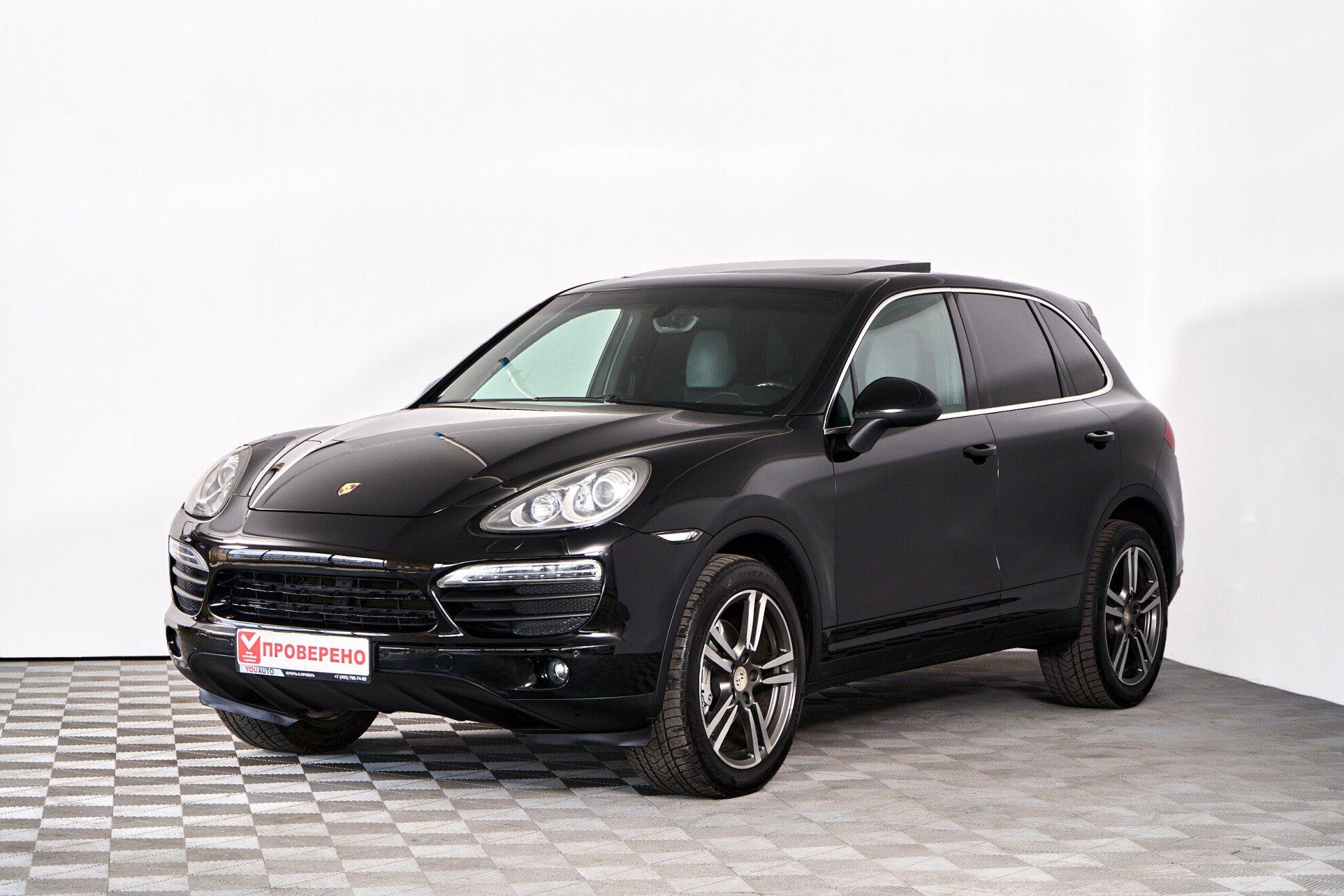 Porsche Cayenne 2012, черный