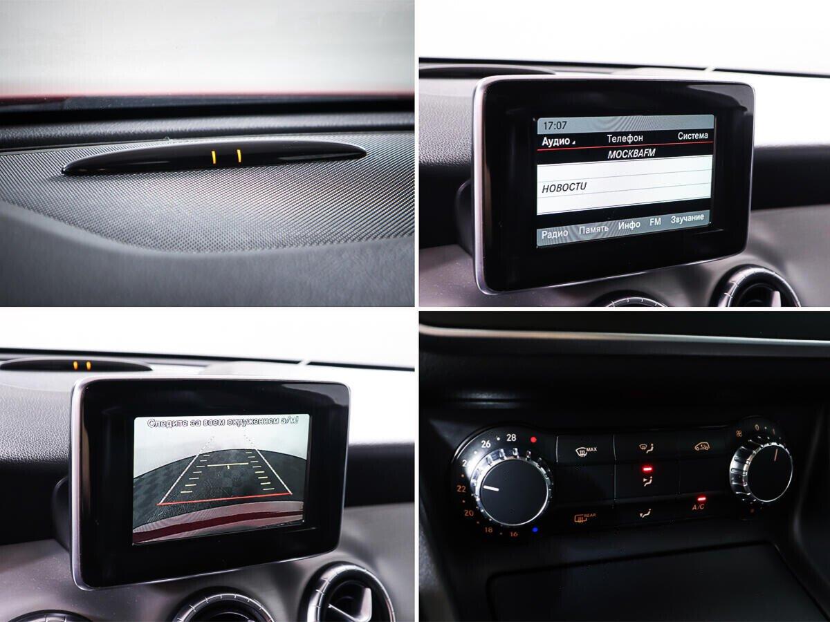 Mercedes-Benz CLA 2015, красный