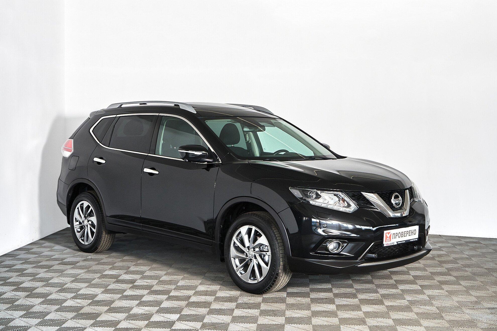 Nissan X-Trail 2017, черный